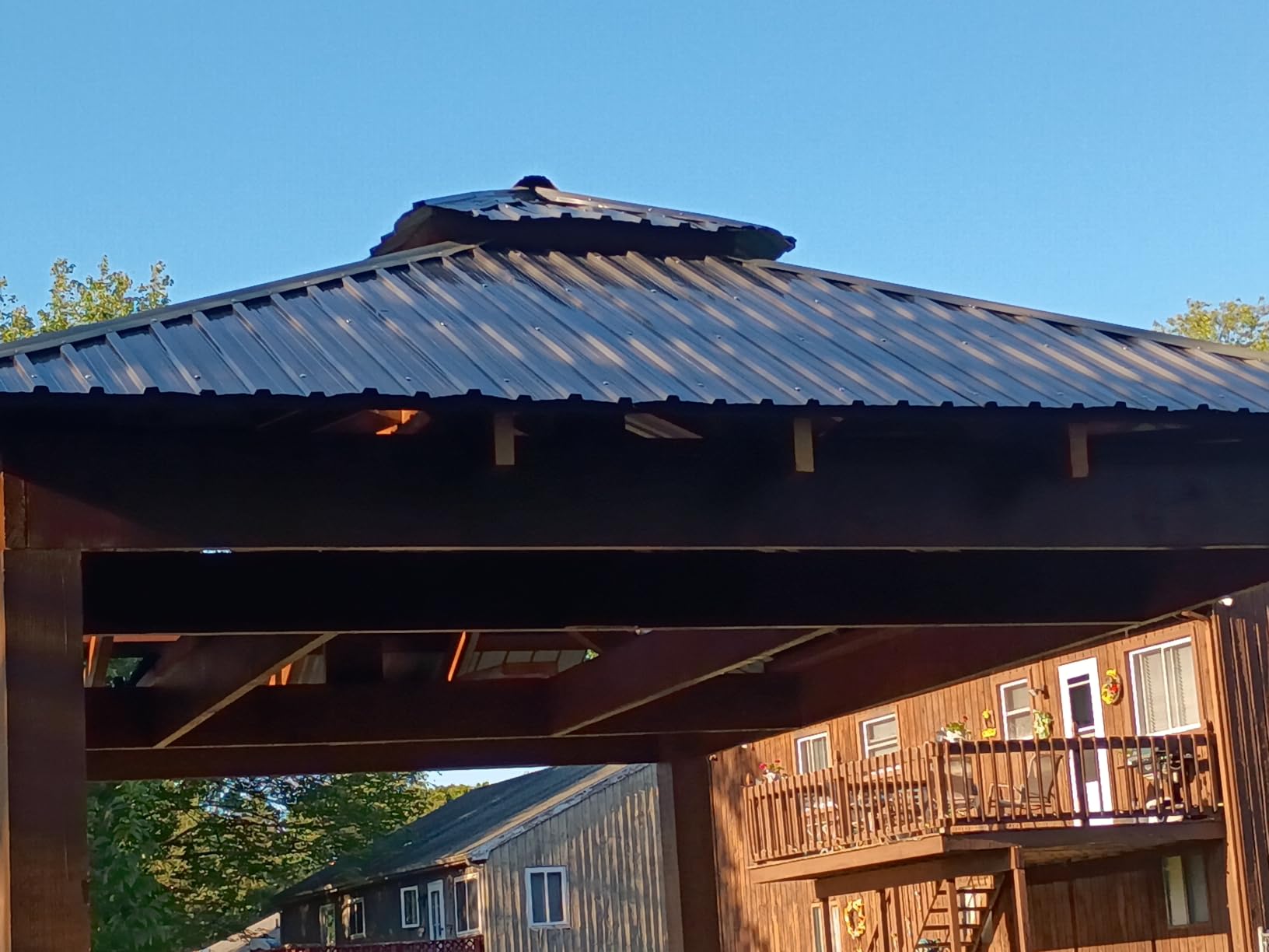 Metal Roof Panels 25 pcs 176.5 ft² Galvanized Steel Corrugated Tin Roofing Panels Gazebo Top Cover Garages,Sheds, Stables and Mobile Homes Replacement for Patio Outdoor Garden, Gray customer photo 1