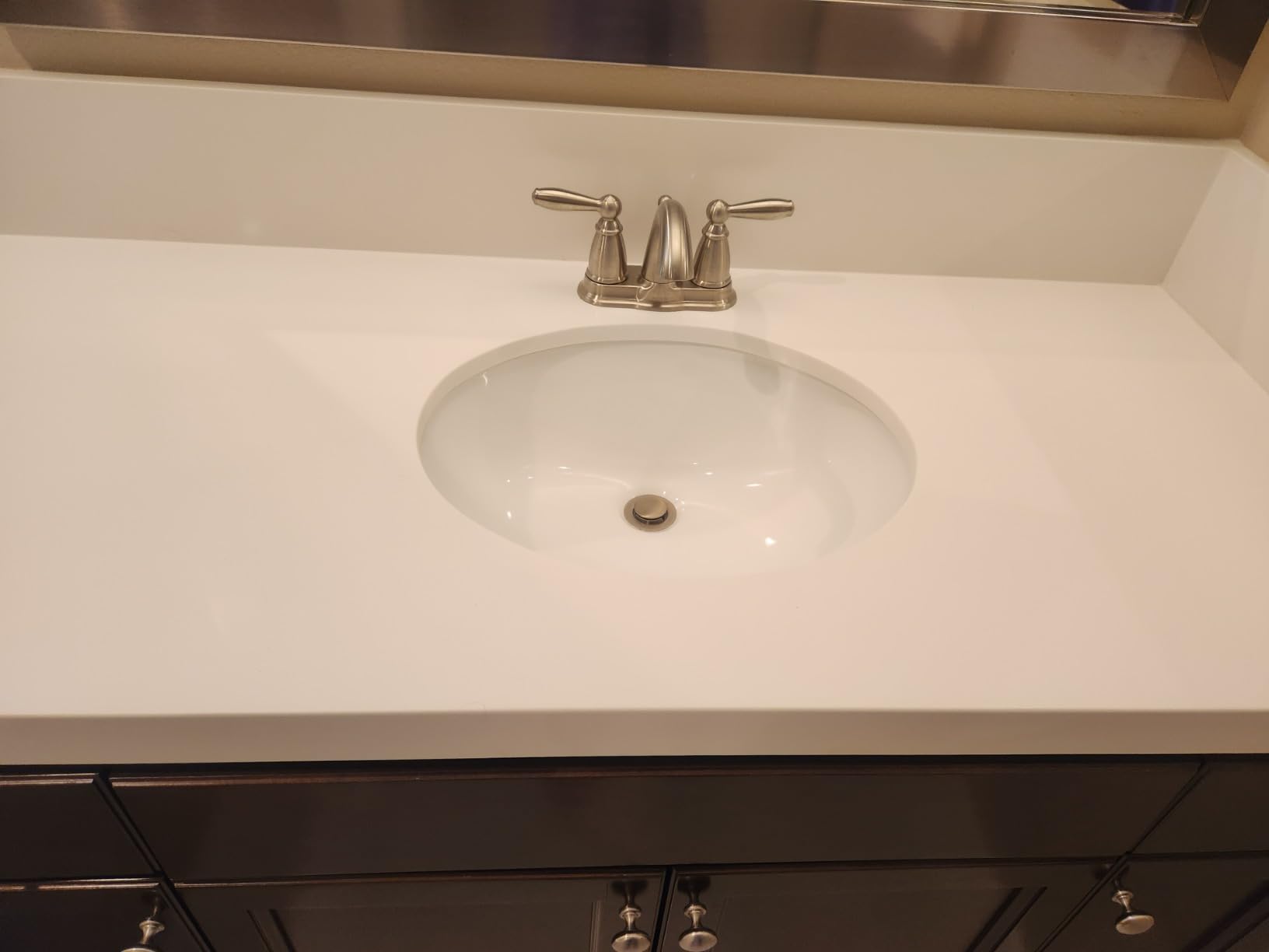 Hugsleek Undermount Bathroom Sink Rectangle, Interior Bowl 16x11 inch White Porcelain Ceramic Vessel Sink Under Counter, Exterior 18x13in Rectangular Bath Sink Basin Lavatory Fireclay customer photo 2