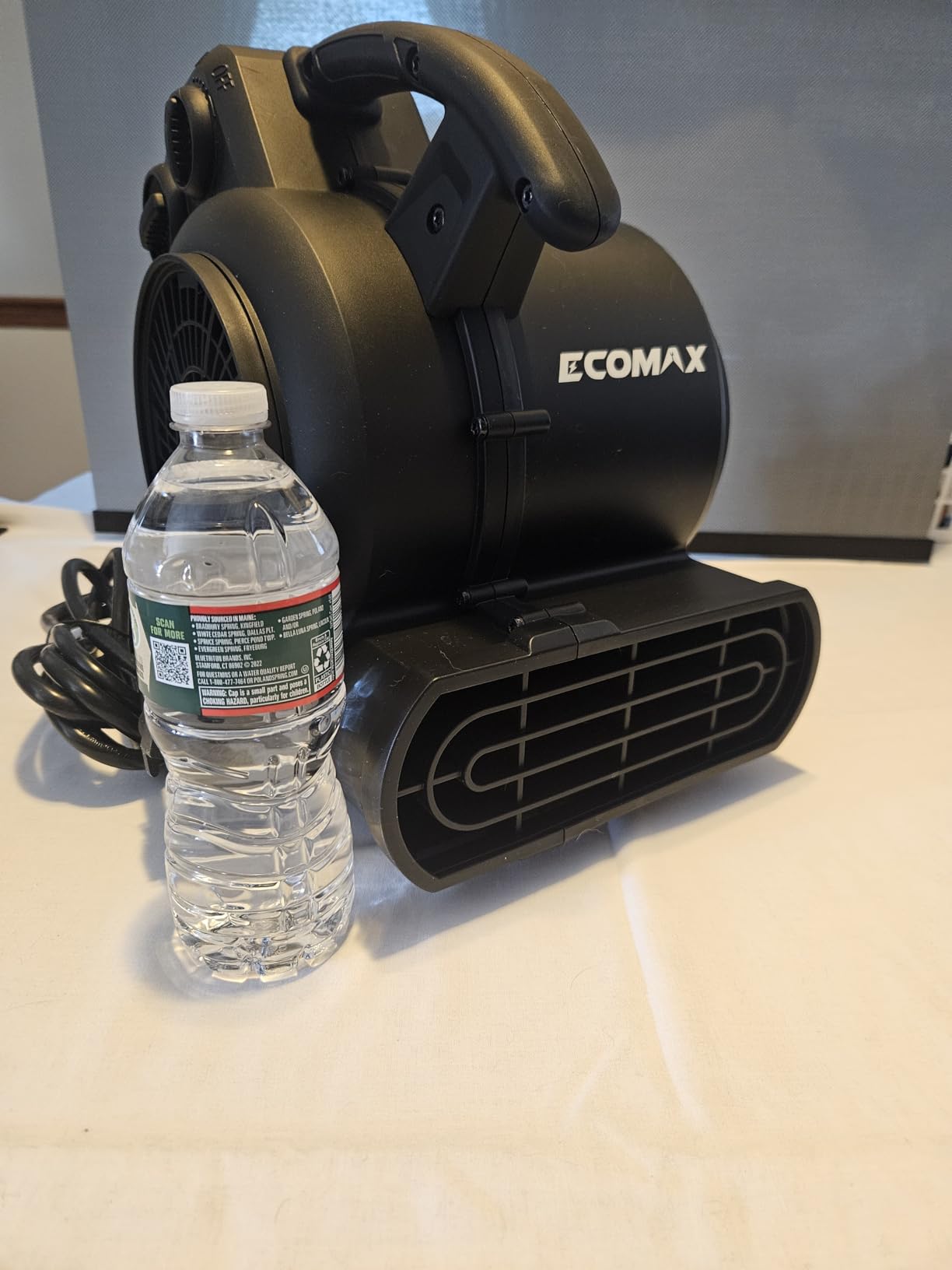 ECOMAX Air Mover Blower Fan 950 CFM with Timer, Floor Fan EMAM1090A | 3 Speeds, 3 Drying Angles, Timer And Daisy-Chain Outlets For Carpet Drying, Water Damage Restoration, Gyms And Home Use customer photo 2
