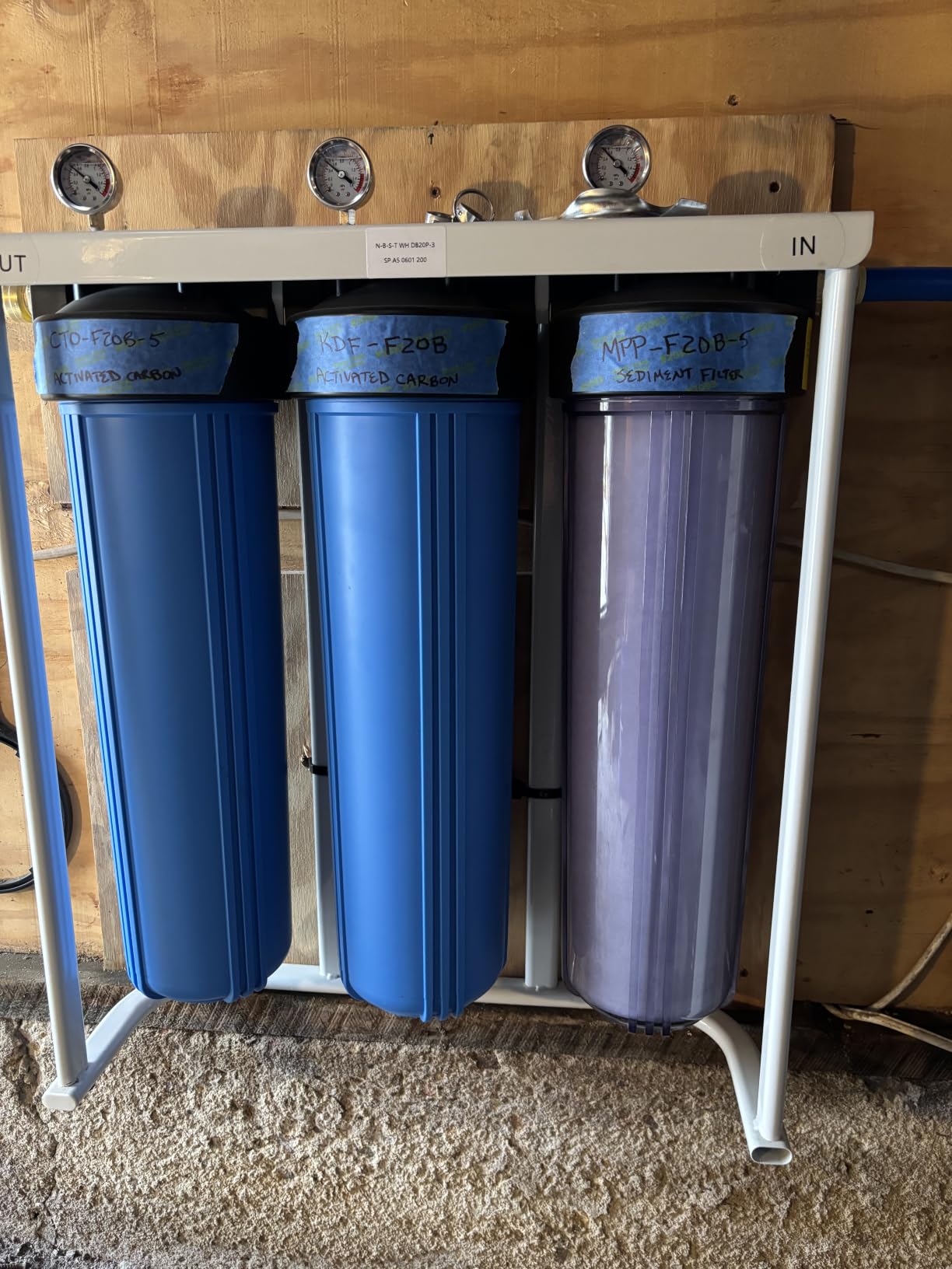 SimPure Whole House Water Filter System 2-Stage Clear 10