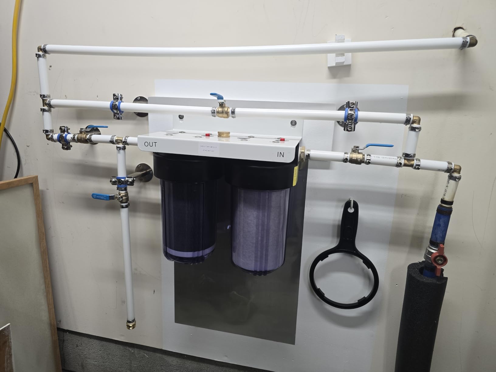 SimPure Whole House Water Filter System 2-Stage Clear 10