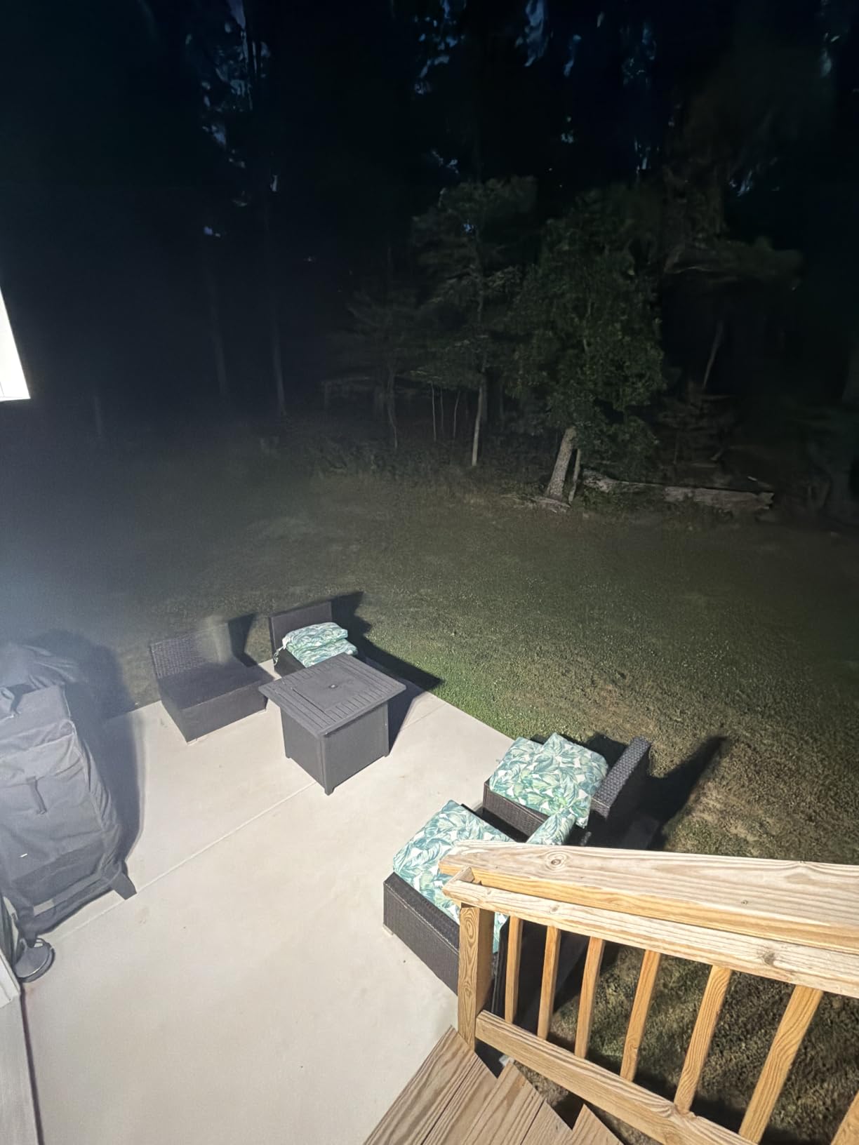 LUTEC 80W 9000LM Security Light Hardwire Motion Sensor Outdoor Lights, 4 Head, 180° Motion Sensor, 5000K Daylight, IP65 Waterproof, Motion Detected Flood Lights for Outside, Garage, Yard (Black) customer photo 1