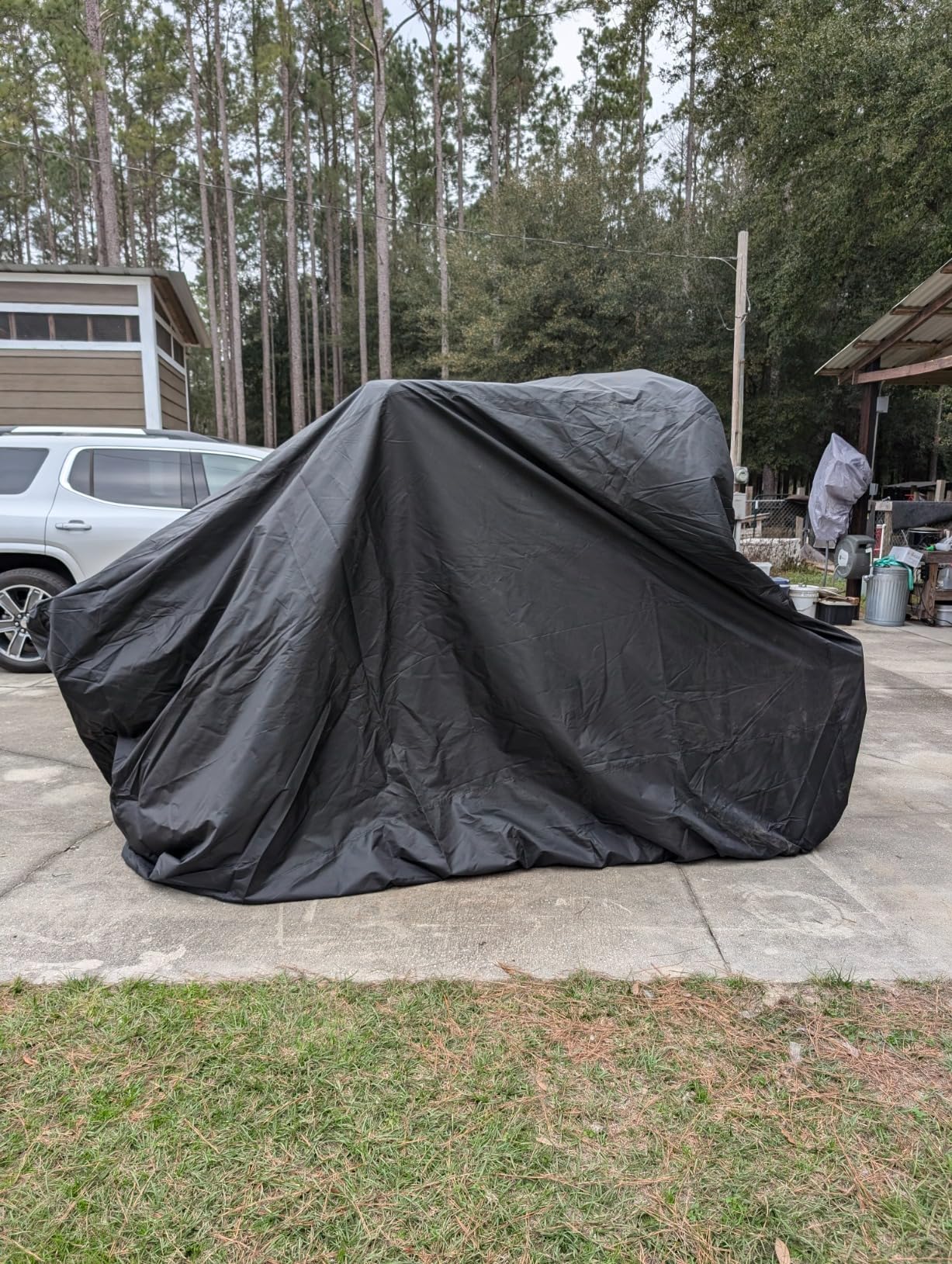 Golf Cart Cover 4/6 Passenger,115/118/120/123/144/150/156 Inch Waterproof Universal Golf Cart Cover for Evolution EZGO Club Car,Outdoor Protection Golf Cart Accessories customer photo 1