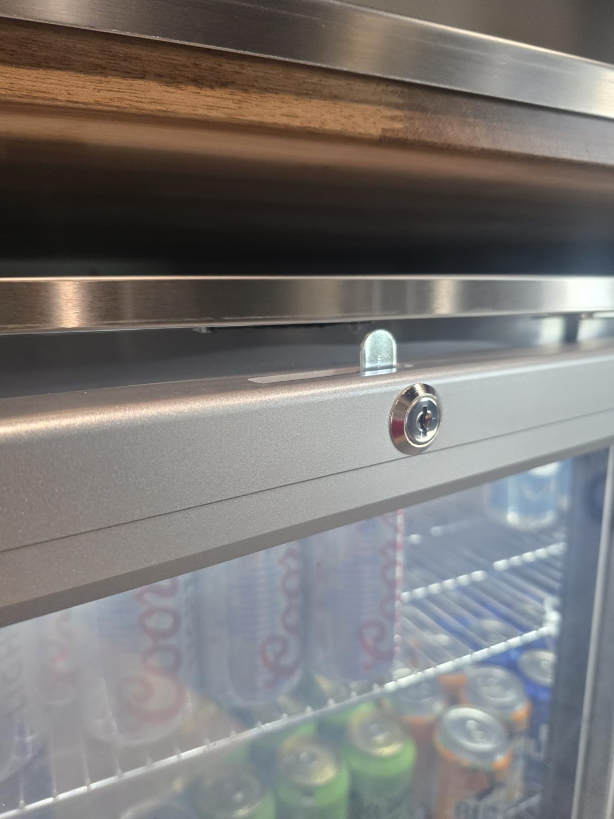 53 Inch Beverage Refrigerator with 3 Doors, Commercial Back Bar Cooler for Beer Soda, Undercounter Display Fridge for Bar Restaurant Home, 12 Cu.Ft. LED Lighting ETL NSF Approved customer photo 2