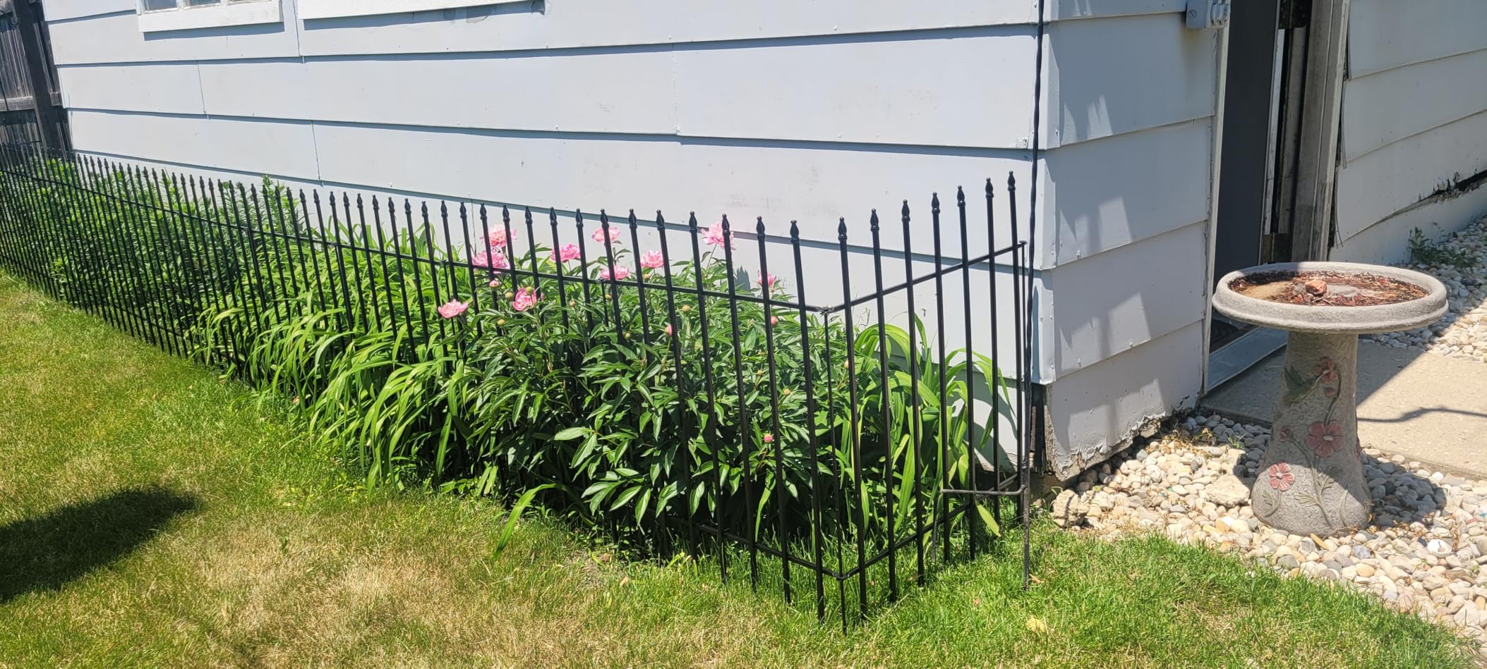 Thealyn Metal Decorative Garden Fence 36