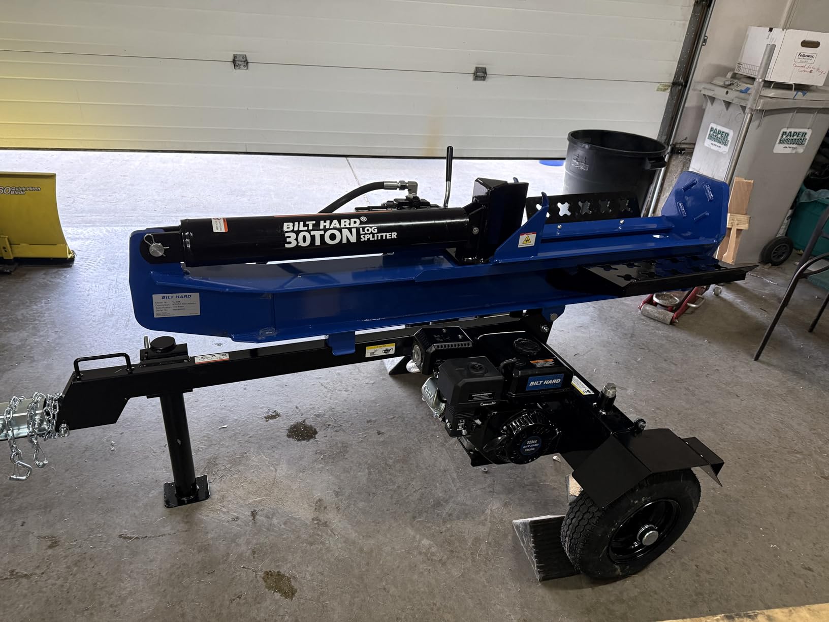 BILT HARD 35-Ton Horizontal/Vertical Gas Powered Hydraulic Full Beam Log Splitter customer photo 2
