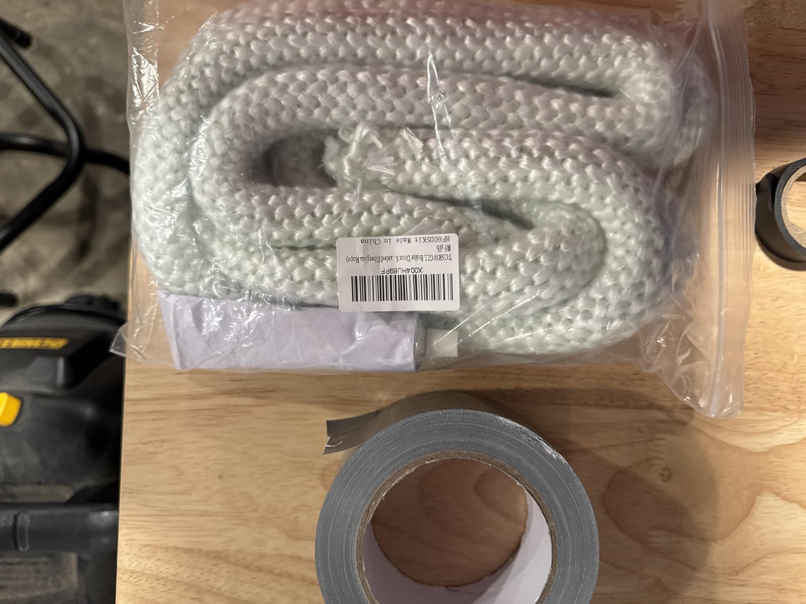Outdoor Wood Furnace Door Seal Kit Replacement for Central Boiler Parts | 2 oz Seal Caulk/10 Ft High-Temperature Resistant Wood Stove Door Gasket Rope Fit for Central Boiler 5036,HF60,5648,6048 customer photo 1