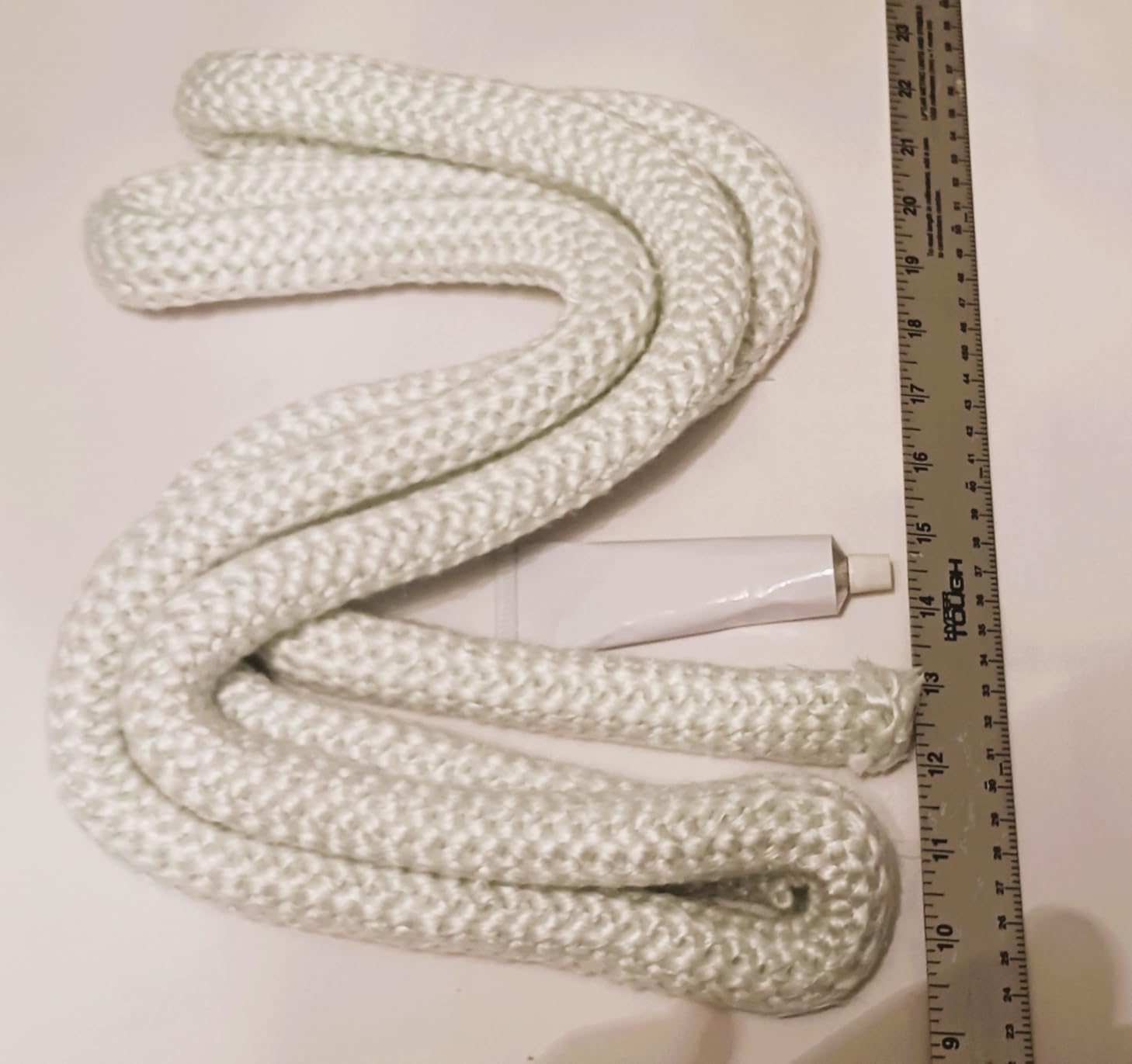 Outdoor Wood Furnace Door Seal Kit Replacement for Central Boiler Parts | 2 oz Seal Caulk/10 Ft High-Temperature Resistant Wood Stove Door Gasket Rope Fit for Central Boiler 5036,HF60,5648,6048 customer photo 2