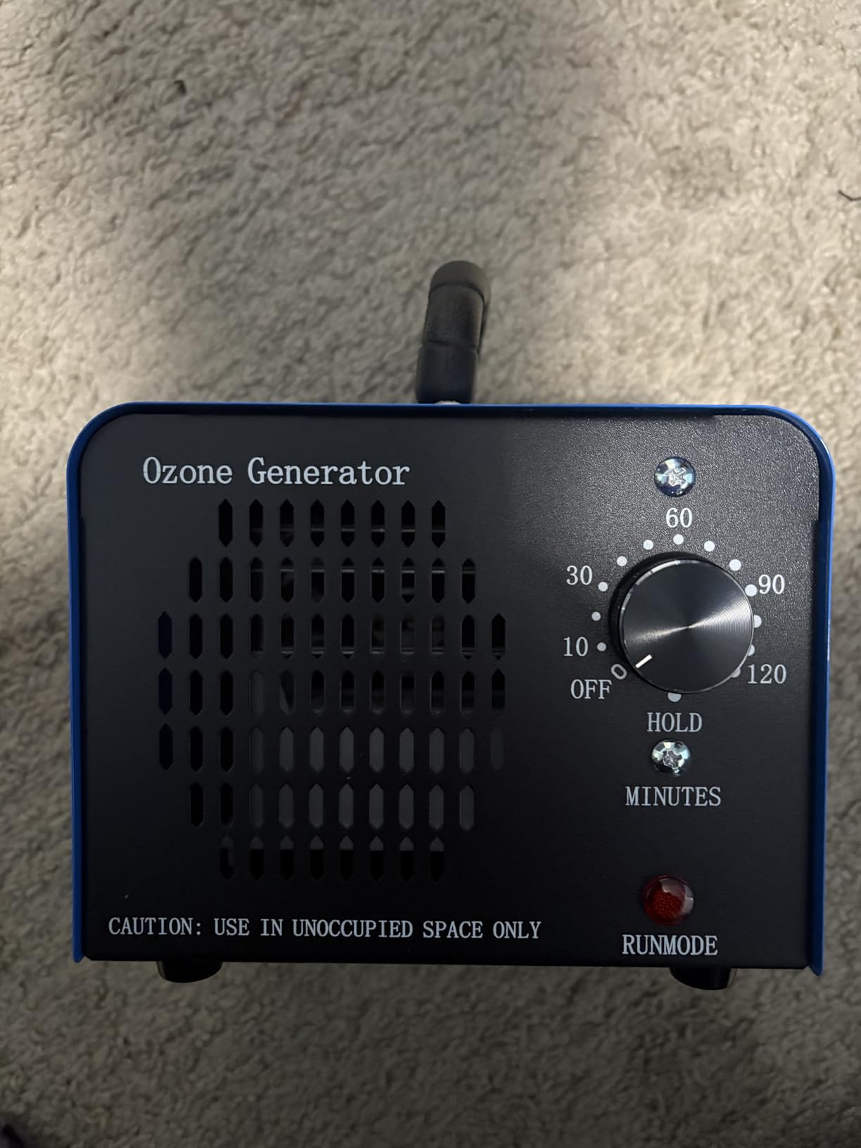 Ozone Generator Machine 200,000mg/h, High Capacity Ozone Odor Eliminator Removal Air Purifier for Home Car Pet & Basement Odor, Suitable for Spaces up to 7,000 Square Feet, Blue customer photo 2