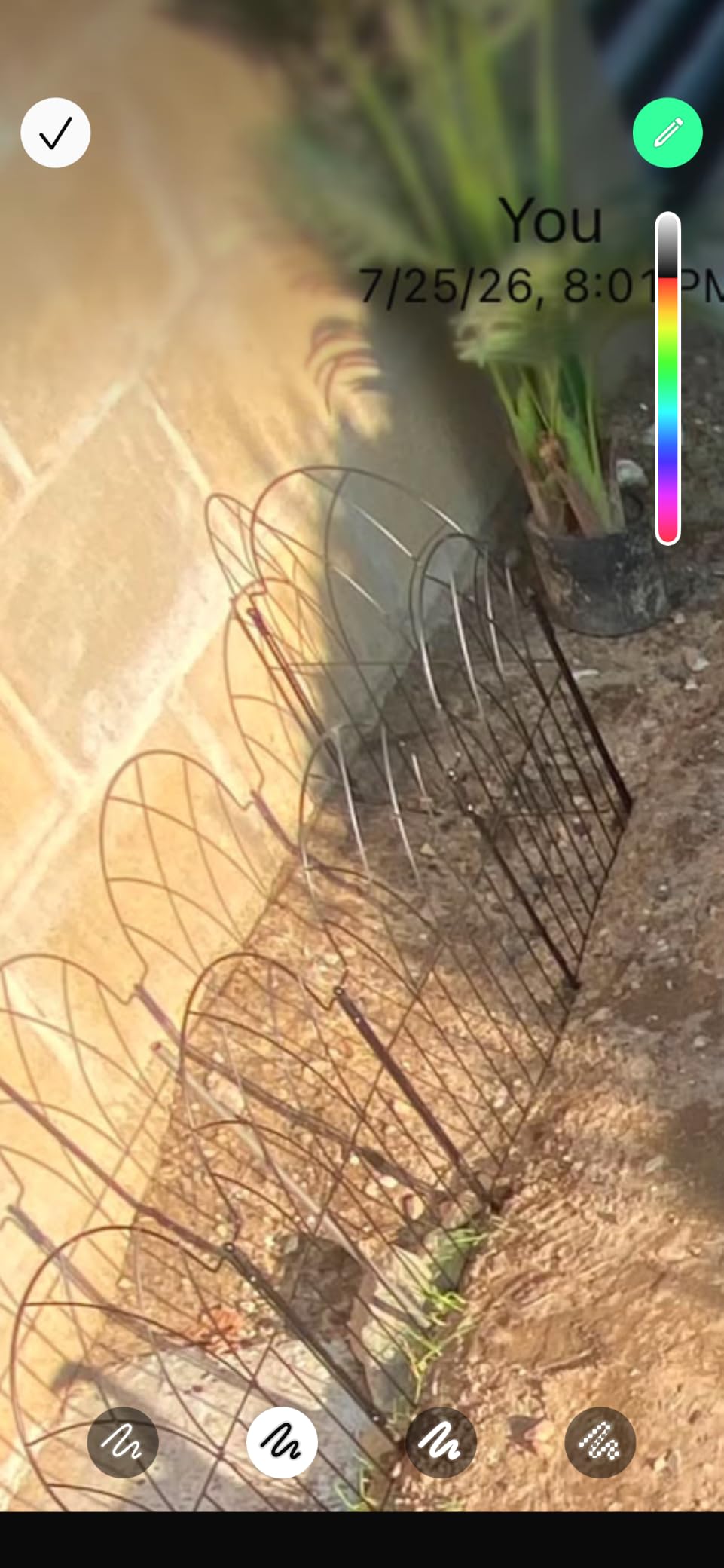 45ft X 13in Animal Barrier Fence, 32 Panels No Dig Fence for Dogs Rabbit, Anti Digging Defense Barrier Garden Edging Border, Rustproof Metal Arched Decorative Garden Fencing for Outdoor, Yard, Lawn customer photo 2