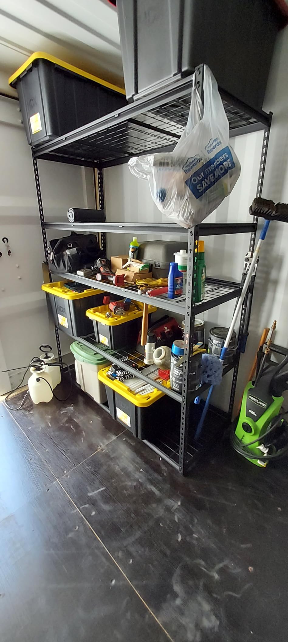 VEVOR Storage Shelves, 3000 lbs, 5 Tier Heavy Duty Garage Shelving, 24
