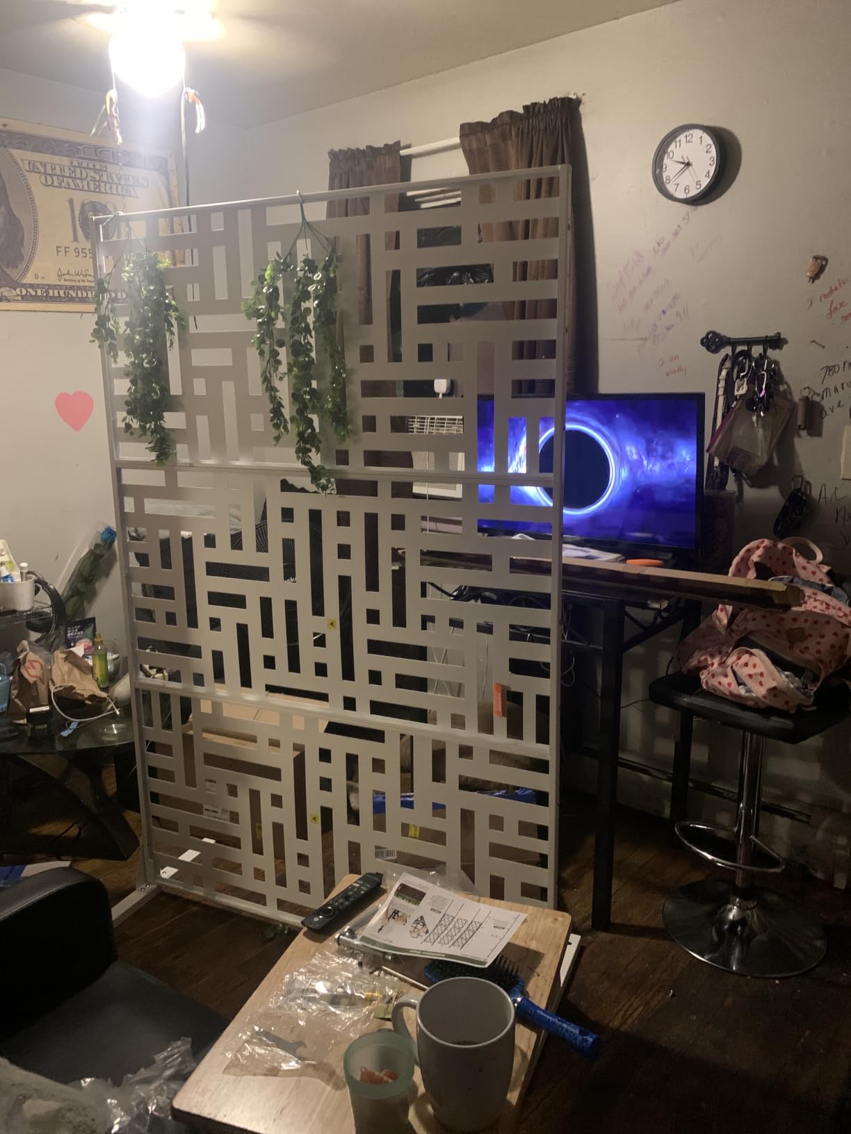 VEVOR Wooden Privacy Screen, 36