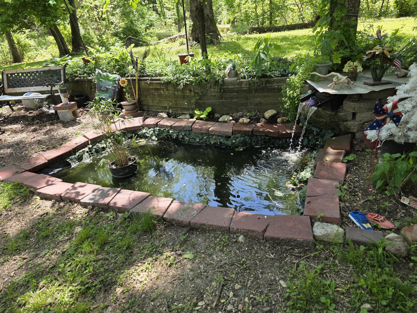 1800 GPH Pond Pump for Fish Pond Fountain & Waterfall, 100W Submersible Water Pump customer photo 1