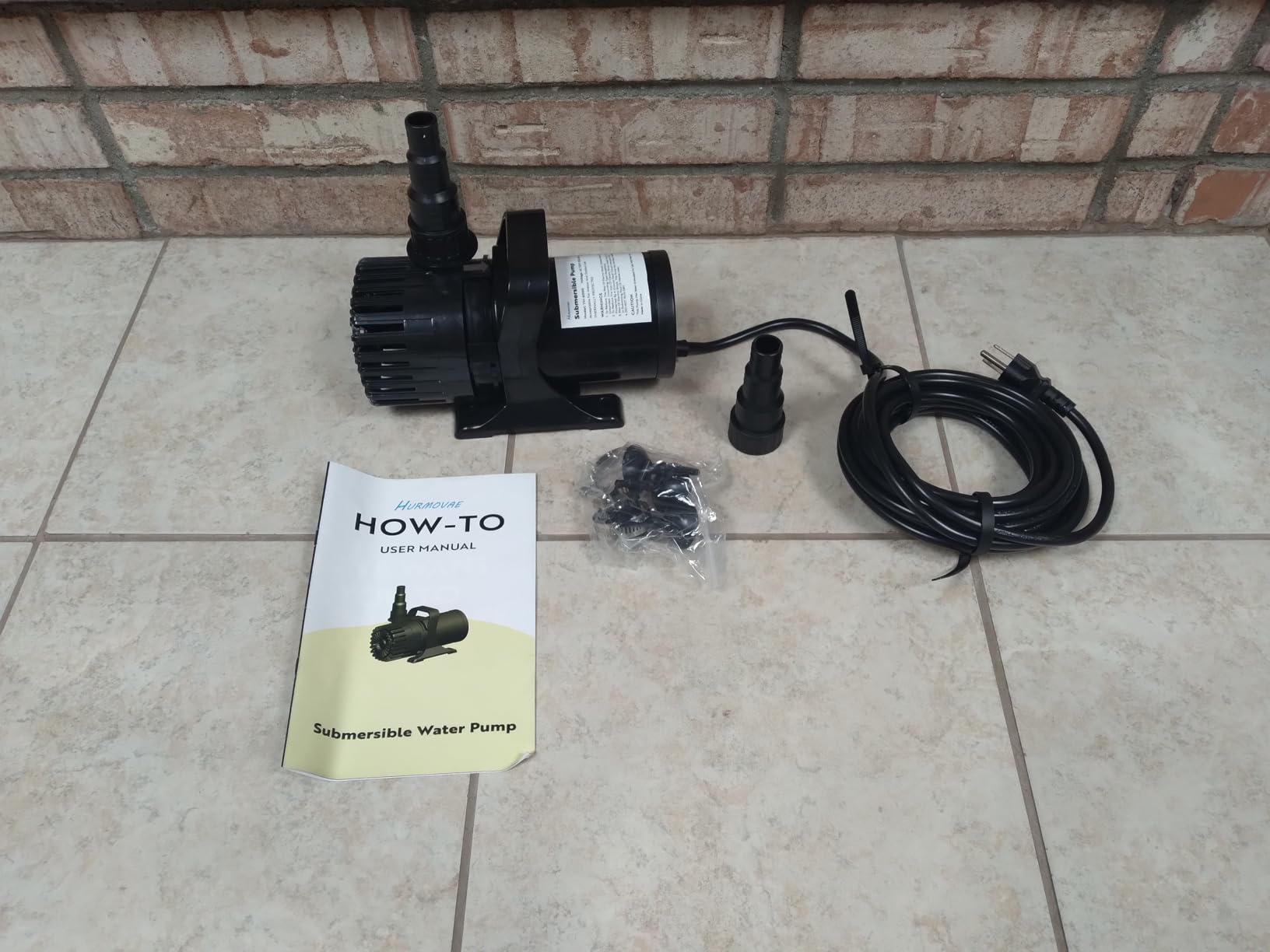 1800 GPH Pond Pump for Fish Pond Fountain & Waterfall, 100W Submersible Water Pump customer photo 2