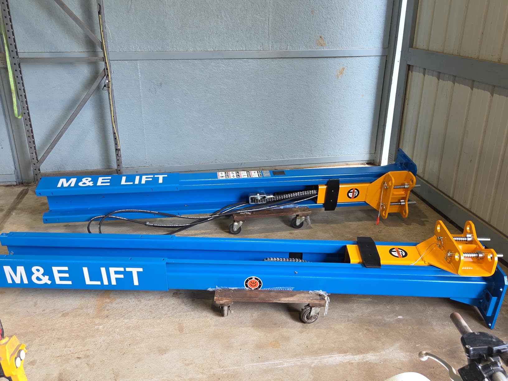 ME-LM110S Two Post Lift/2 Post Lift Auto Lift 220V Car Lift with 11000Lbs Lifting Cpacity Shop Equipment customer photo 2
