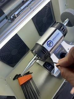 Jewelry Polisher - Adjustable Variable Speed Bench Buffer Polishing & Buffing Machine, Dental Buffer & Lathe - With Dust Collector Hood, Working Light & Filter for Jewelry, Silver and Metal Polishing customer photo 2