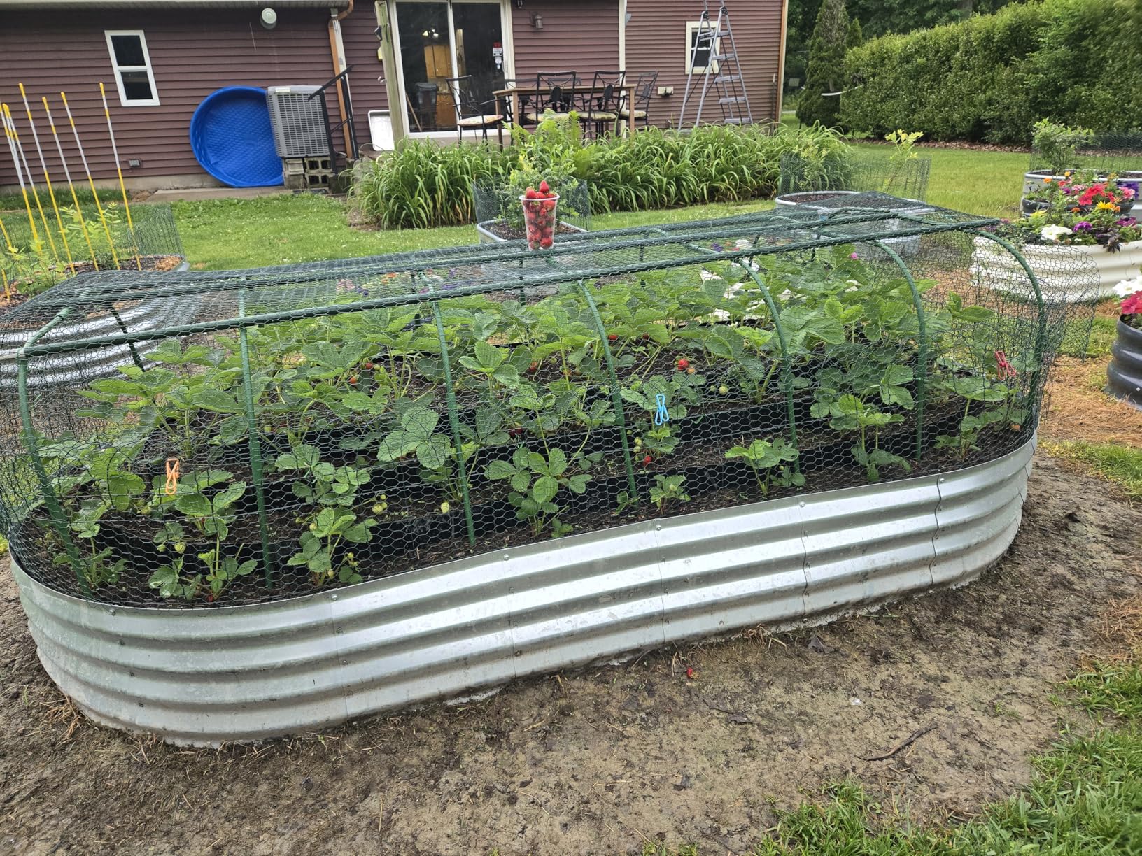 50FT Black Corrugated Metal Landscape Edging - Flexible & Rustproof Garden Edging Border, Decorative Metal Trim for Flower Beds, Lawn, Driveway, Walkway & Raised Beds customer photo 1