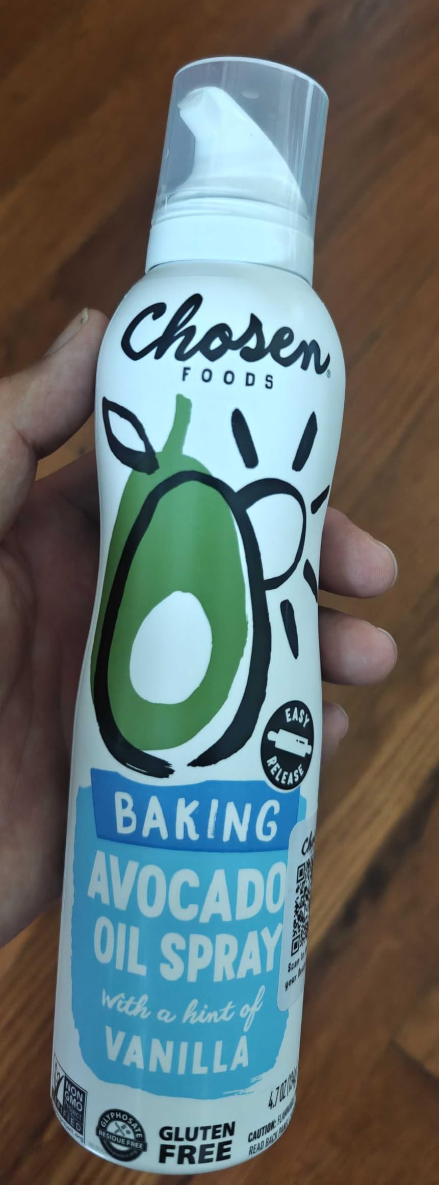Chosen Foods Avocado Oil Baking Spray 4.7 Fl Oz customer photo 2