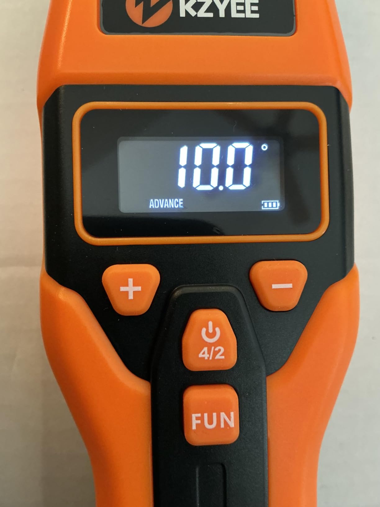 KZYEE KT80 Digital Timing Light with Tachometer (RPM), Advance, Dwell Meter & 0-35V Voltage Test, 60° Adjustable LED Strobe, USB-C Rechargeable & 12V Backup, for Distributor Gas Engines customer photo 2