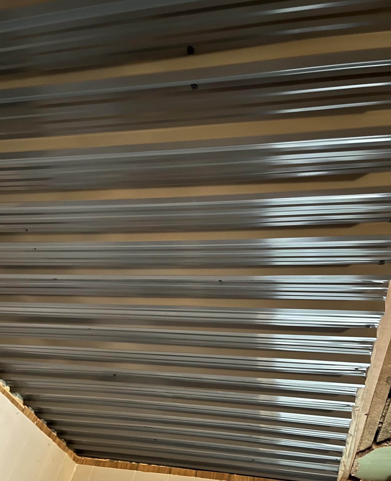 10 Pack Corrugated Metal Roofing Panels 61.02x17.72in, Grey | Heavy Duty Galvanized Roof Sheets for Sheds Garages Stables & Mobile Homes, Waterproof Metal Siding panels, Includes Screws customer photo 2