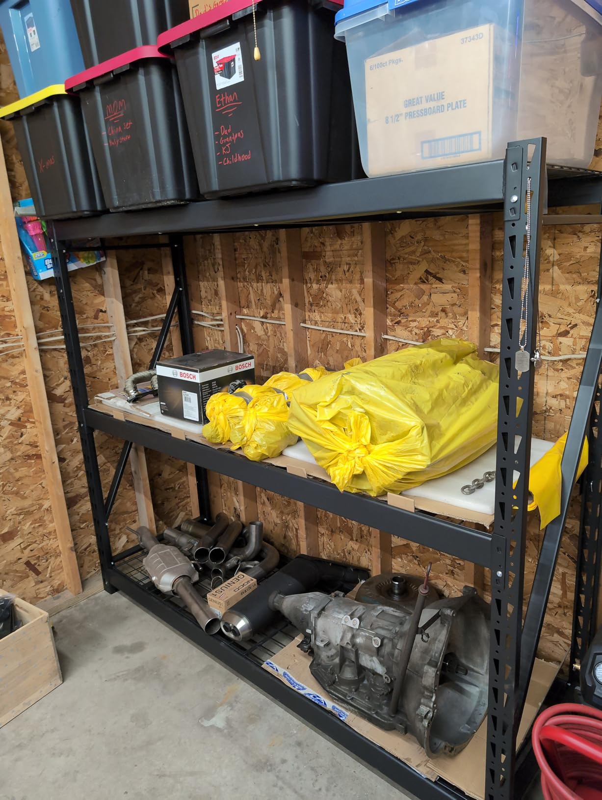 Bepatio 9400LBS Garage Shelving Heavy Duty,68'W Storage Shelves,Large Industrial Metal Shelving,4Tier Shelving Unit,Adjustable Rack Shelf for Basement Warehouse Commercial School,23.7'Dx72'H,Black customer photo 1