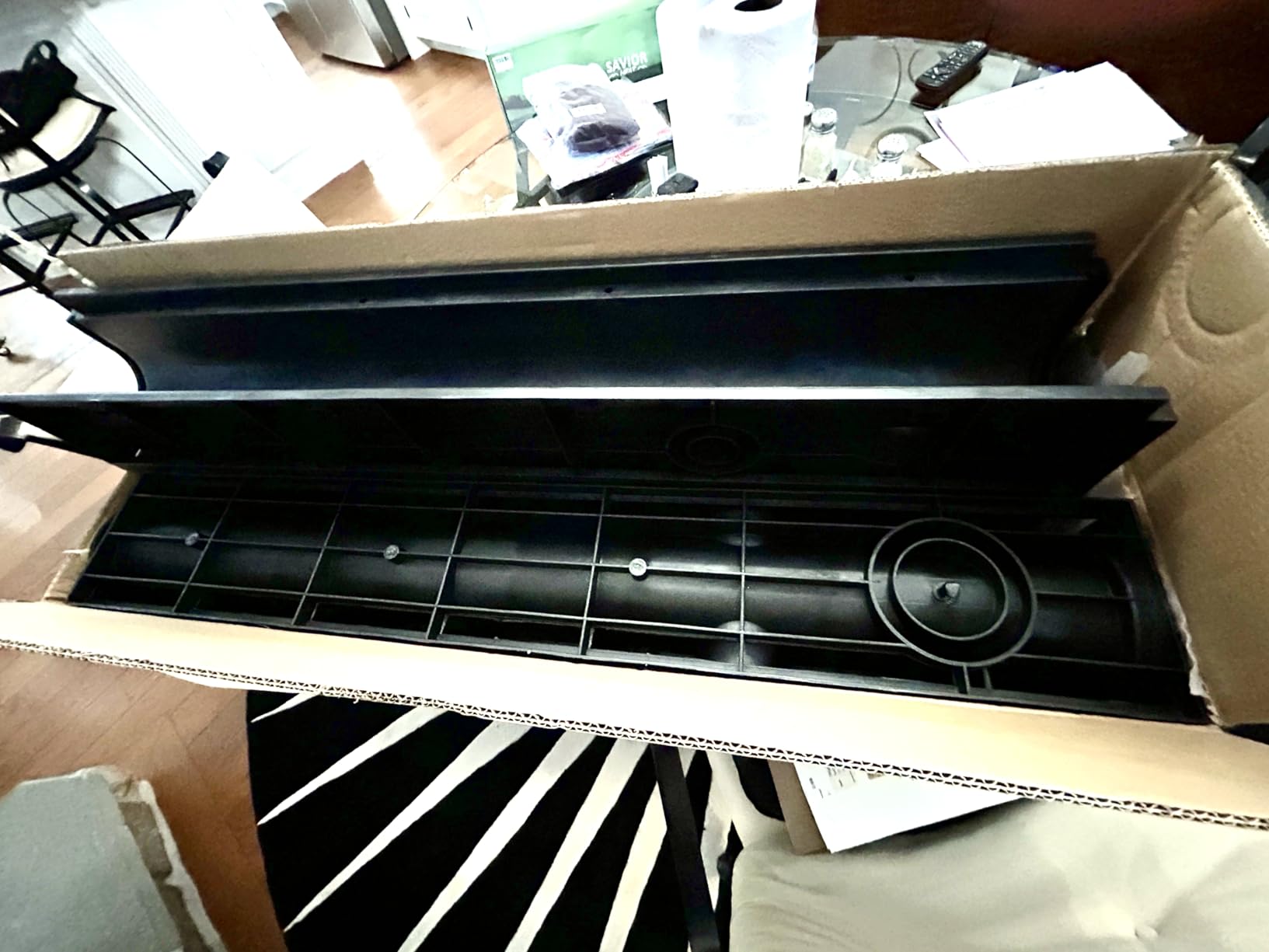 6 Pack 39.4x6.1x5.5in Driveway Channel Drain with HDPE Grate | B125 Deep Profile Heavy Duty Easy Cleaning Anti Corrosion Trench Ditch Drainage System Parking Lot Concrete Patio customer photo 2