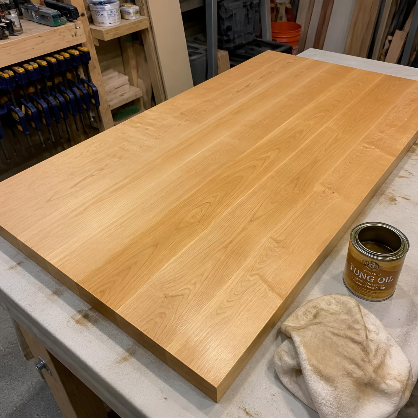 3FT Butcher Block Countertop Birch Solid Wood - 36