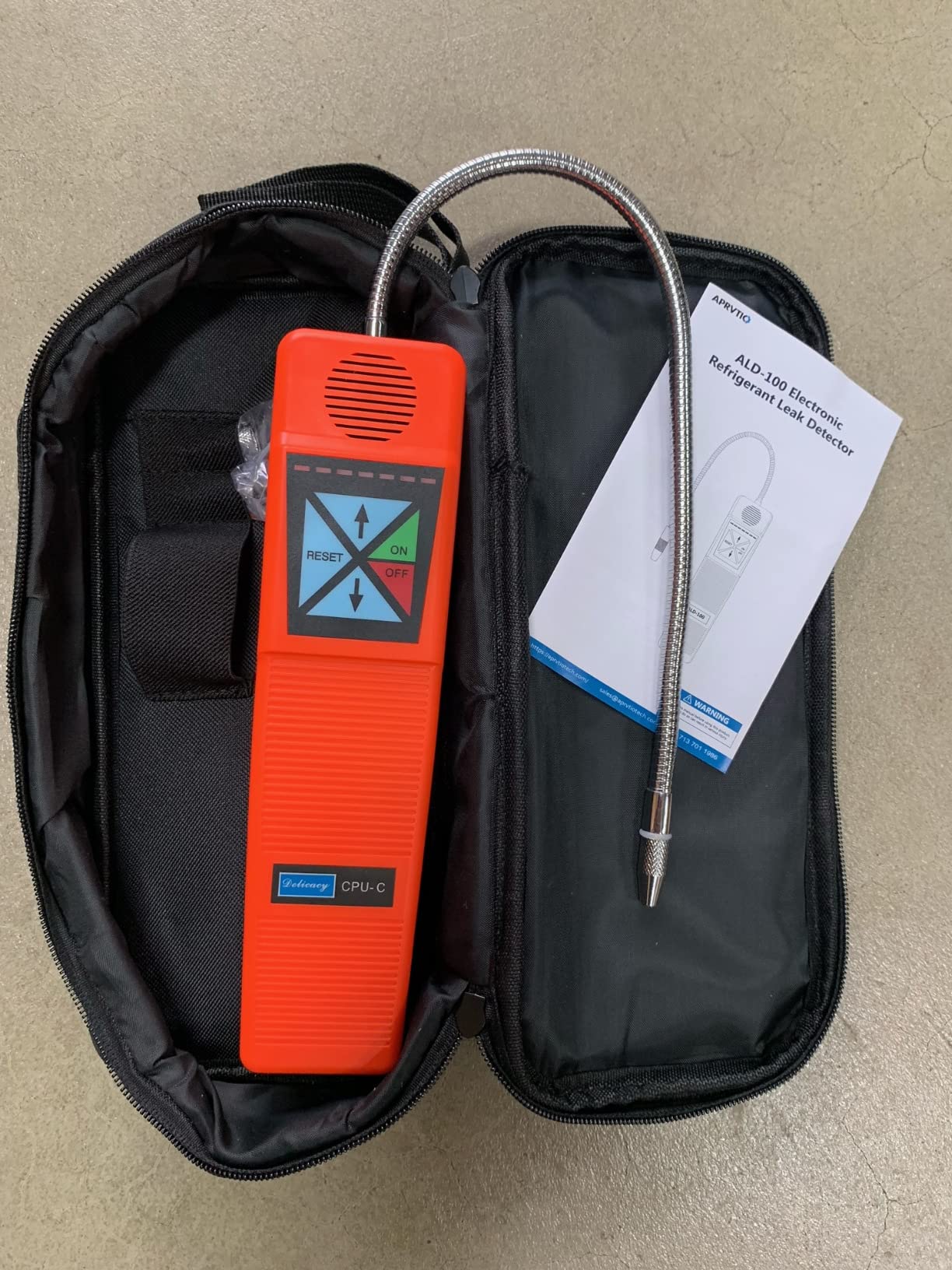 Refrigerant Leak Detector, Aprvtio ALD-100 2-in-1 A2L A1 Freon Leak Detector with TFT Screen, 3 Sensitivity Modes & 2 Alarm Types, Air Conditioning Detector HVAC for R134a R410A R32 R454B R290 customer photo 1