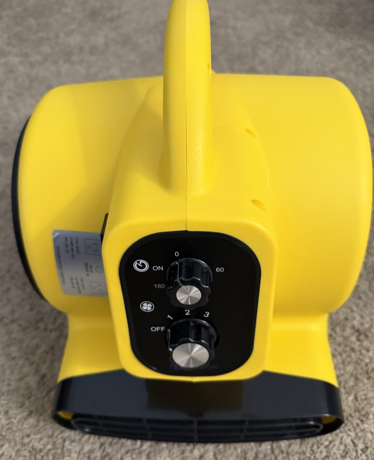 Air Mover 1/4 HP 1000 CFM Portable Blower Fan Carpet Dryer, Floor Dryer Fan | 3-Speed, 4 Adjustable Angles, Daisy Chain, Timer, Stackable Air Mover Blower Fan for Janitorial, Home, Commercial, ETL Listed customer photo 1