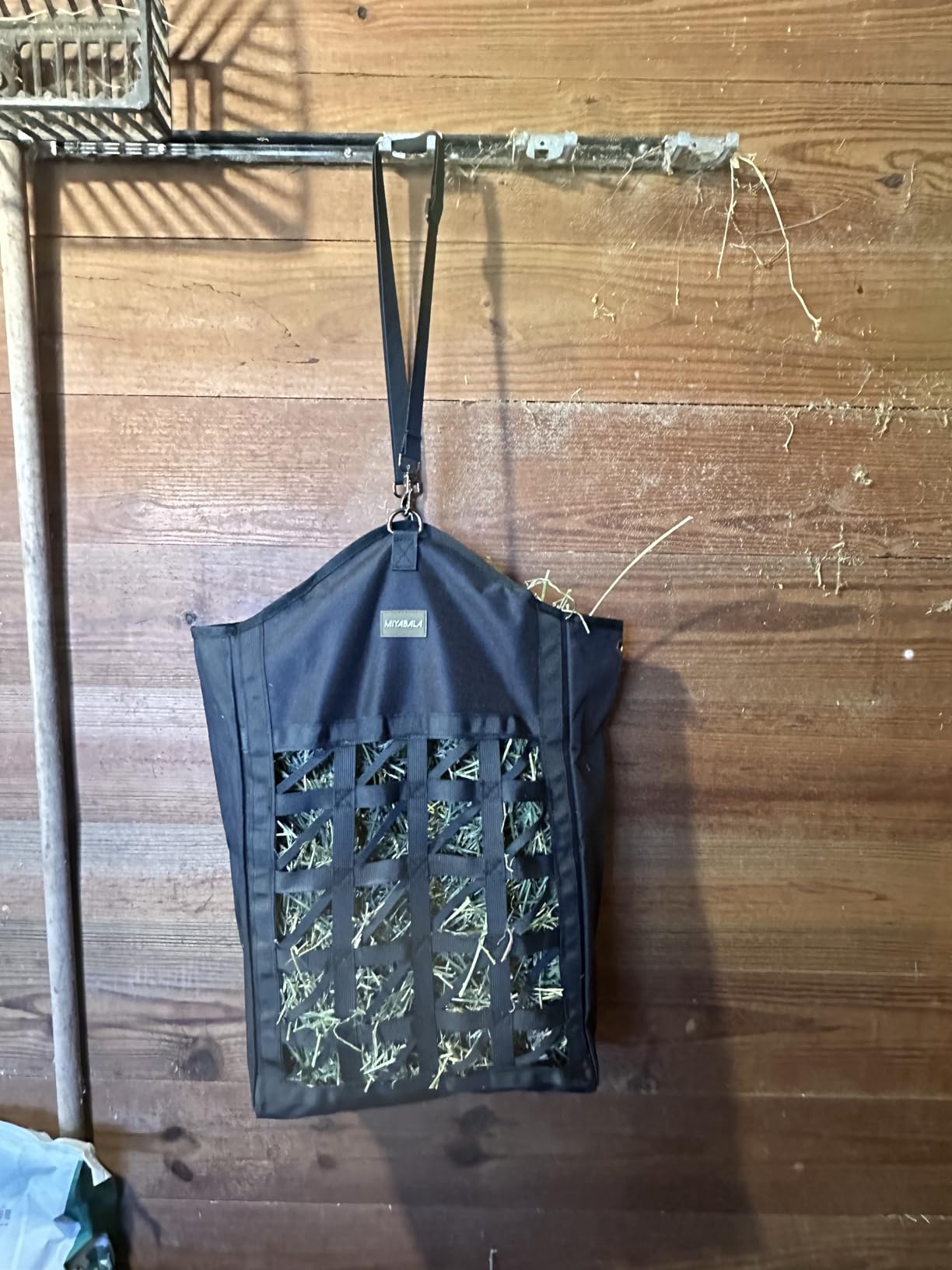Hay Bag for Horses, Ultra-Slow Feed Hay Bag for Ground Feeding, Premium 1680D Oxford Cloth customer photo 1