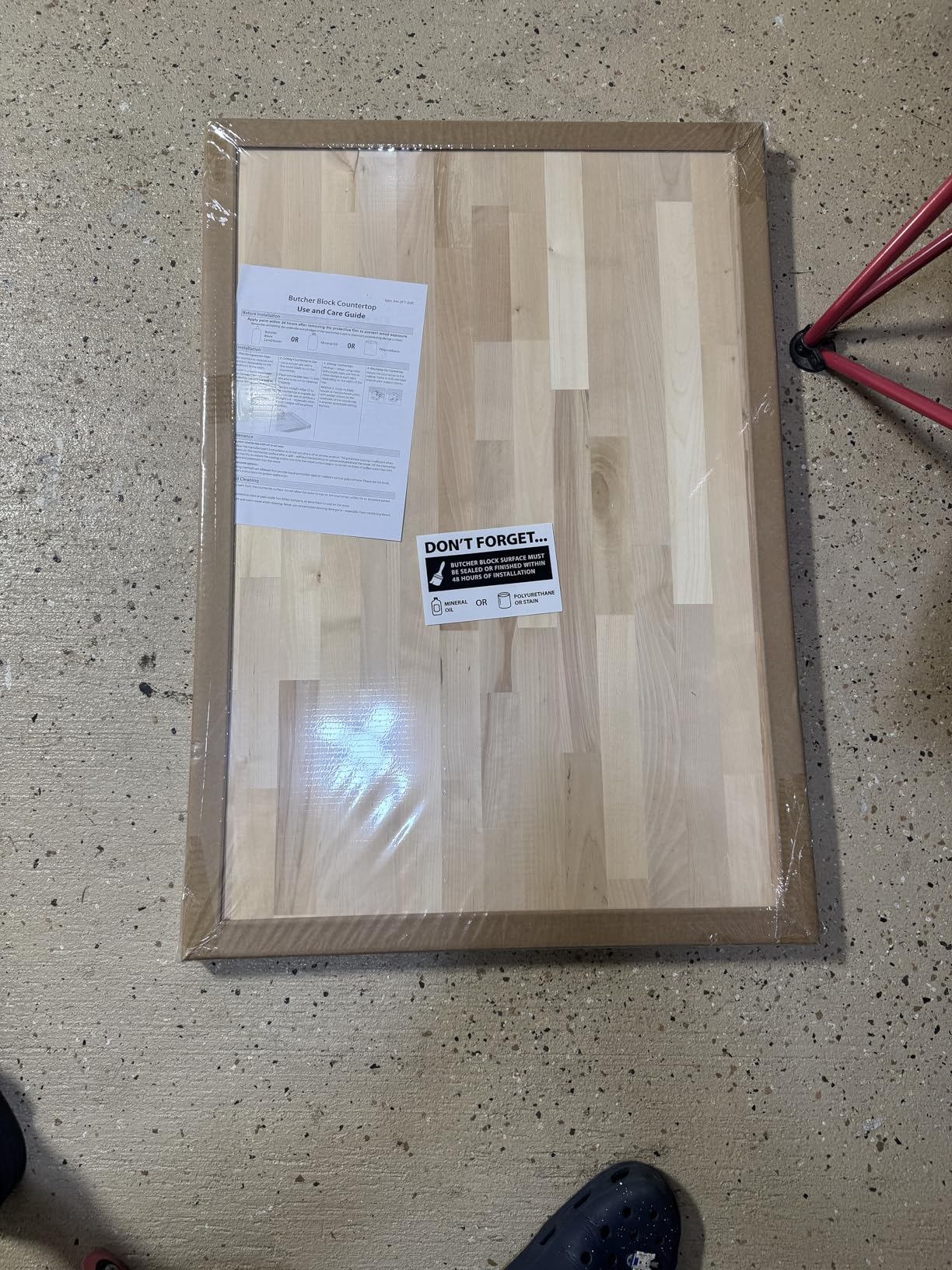 Unfinished Birch Butcher Block Countertop - Oversized Solid Wood Cutting Board Slab for Kitchen Island, DIY Desk & Washer Dryer Top, Customizable Surface, 60
