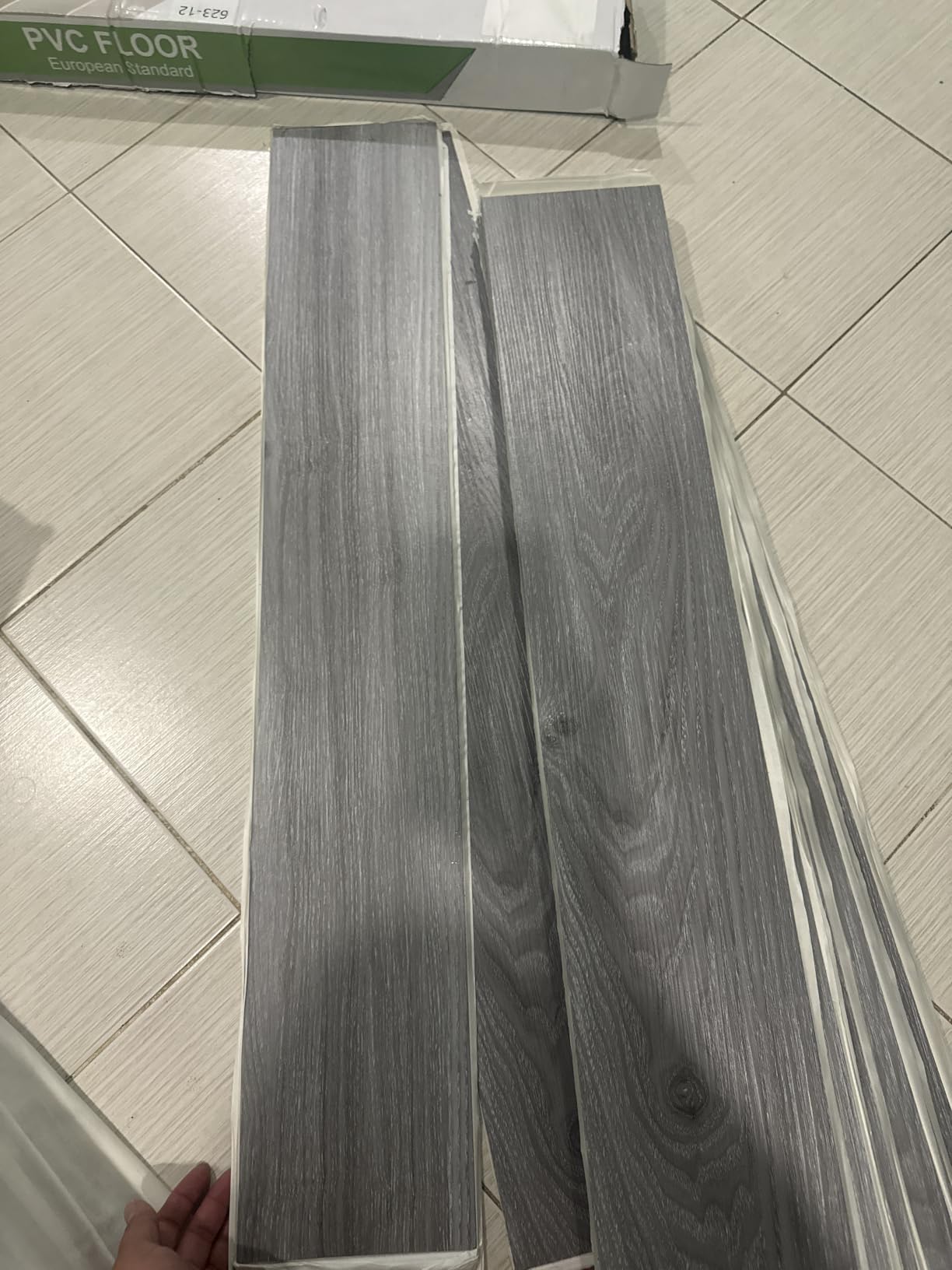 RORA Peel and Stick Floor Tile, 36-Pack 54 SF, Wood Plank Waterproof Vinyl | Self-Adhesive vinyl flooring, Removable Floor Tiles for Living Room, Bedroom, Kithen, Bathroom, Basement, DIY Home Decor customer photo 2