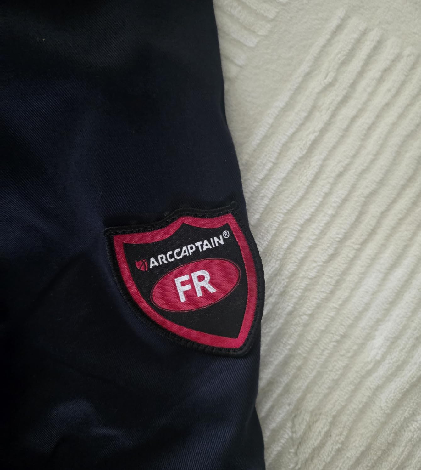 ARCCAPTAIN FR Welding Jackets, 9.5oz 100% Cotton with Vented Back | NFPA 2112 Certified, Reliable Spark Protection, Lightweight, Breathable, Reinforced Construction, for Daily Industrial Use customer photo 1