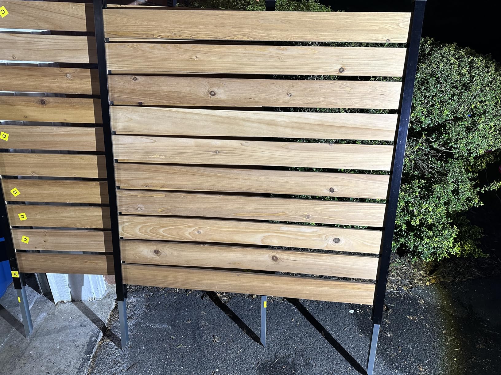 Aoxun 2 Panels Wood Privacy Screen, 41