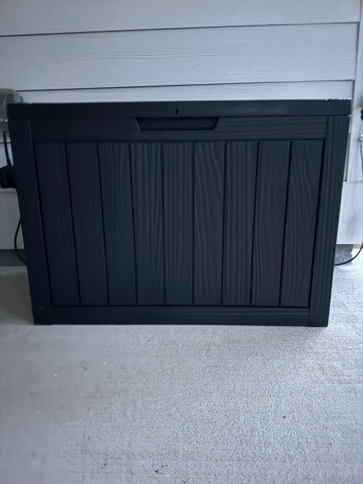 YITAHOME XXL 240 Gallon Large Outdoor Storage Deck Box for Patio Furniture | Outdoor Cushions, Garden Tools and Sports/ Pools Equipment, Weather Resistant Resin, Lockable (Dark Gray) customer photo 1