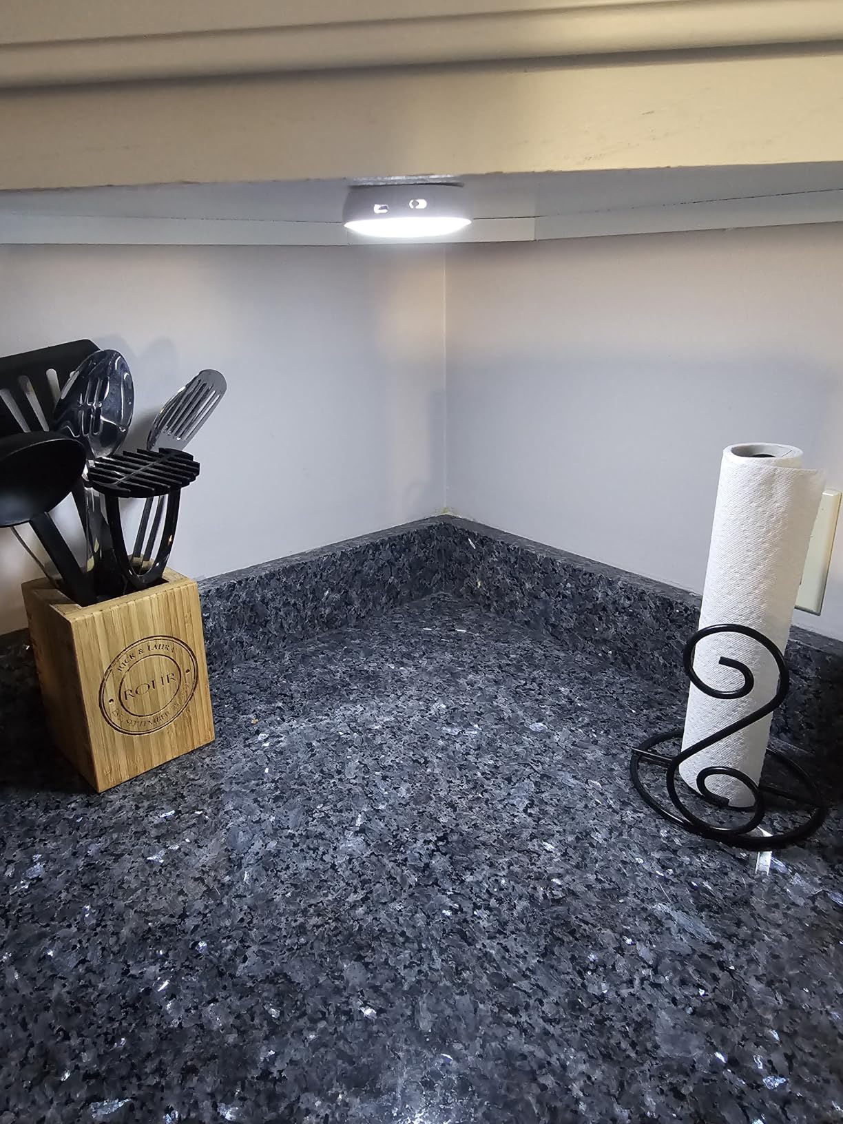 Motion Sensor Closet Lights, USB-C Rechargeable Under Cabinet Puck Lighting, Dimmable Battery Powered Step Lights for Kitchen, Stairs, Wardrobe, Auto-On/Off Night Lamp customer photo 2