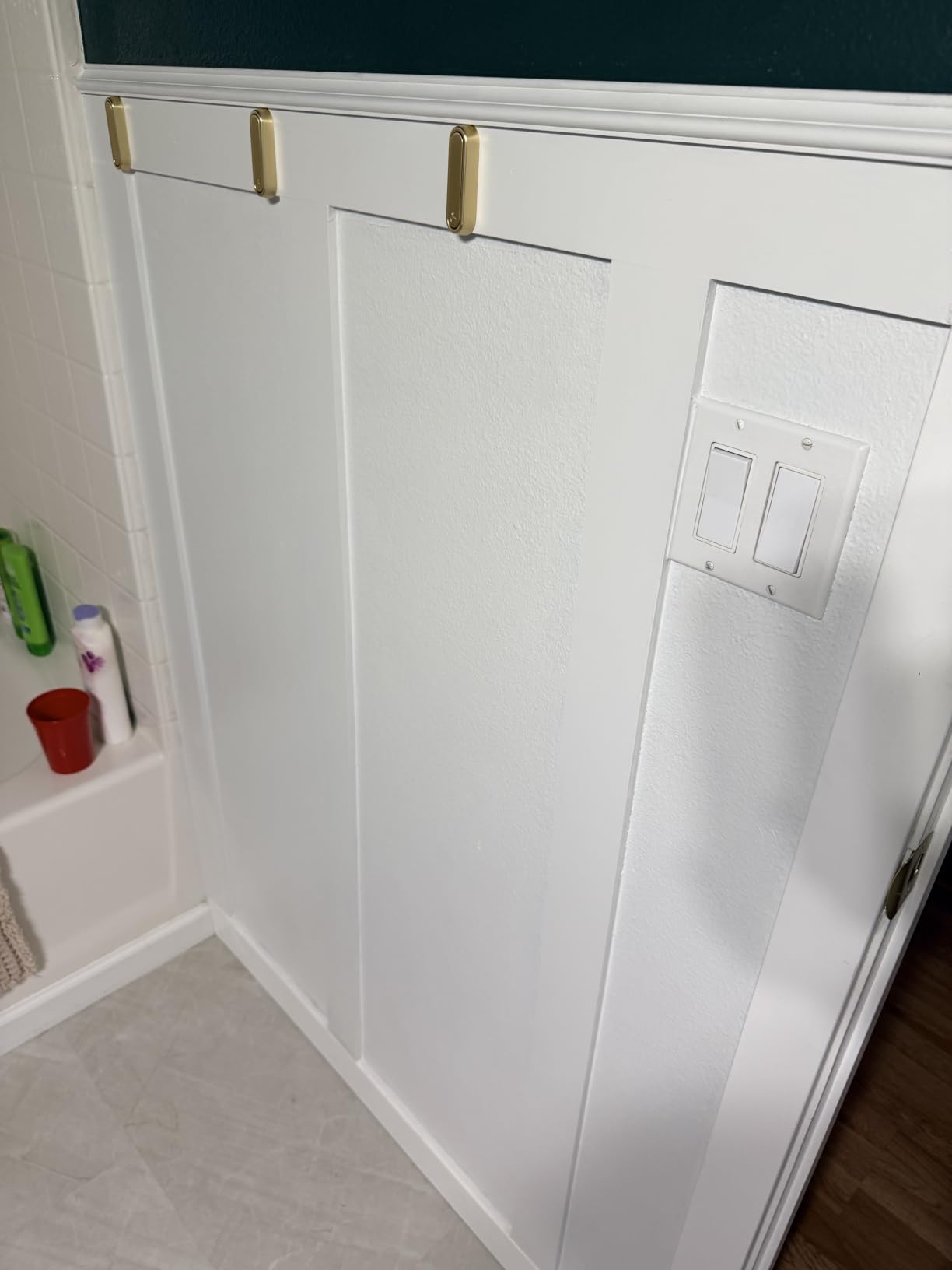 189x54 in Premade Board and Batten Wainscoting Kit | Molding Trim Slat with Edge Strip MDF Paintable Accent Wall Panels for Kitchen Bedroom Living Room Home Decor Covers customer photo 2