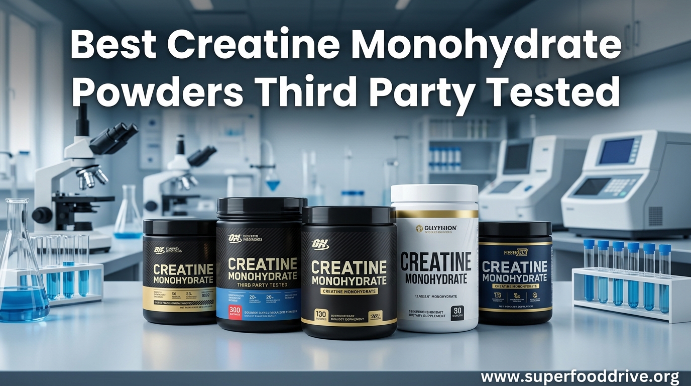 Best Creatine Monohydrate Powders Third Party Tested
