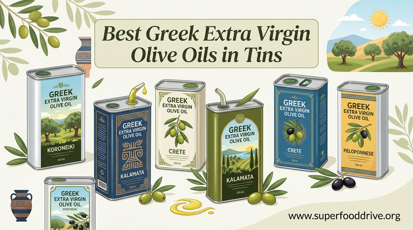 Best Greek Extra Virgin Olive Oils in Tins