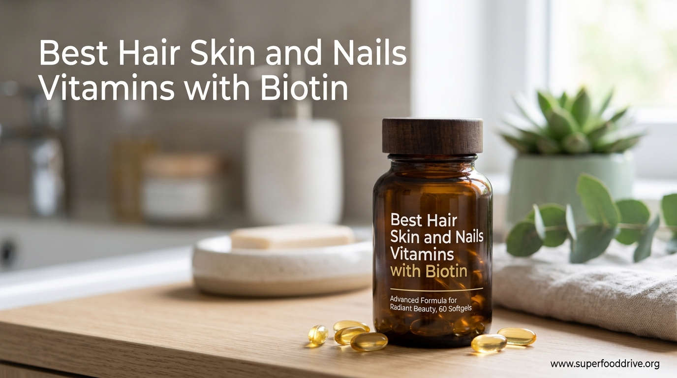 Best Hair Skin and Nails Vitamins with Biotin