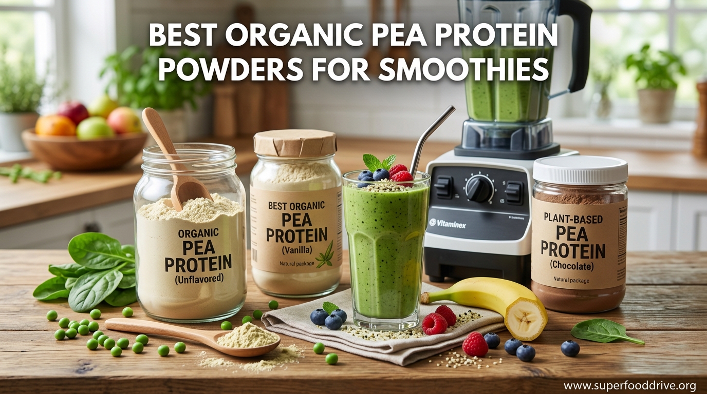 Best Organic Pea Protein Powders for Smoothies