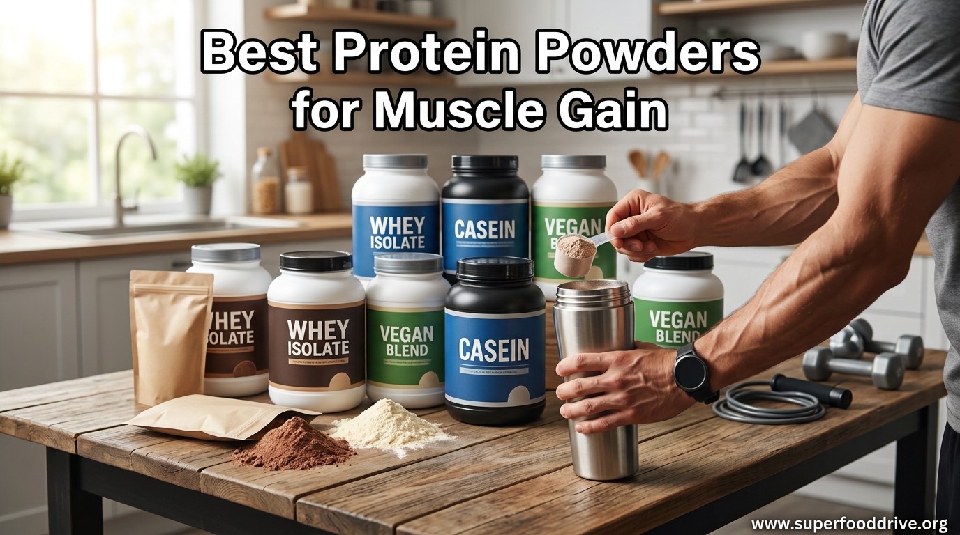Best Protein Powders for Muscle Gain
