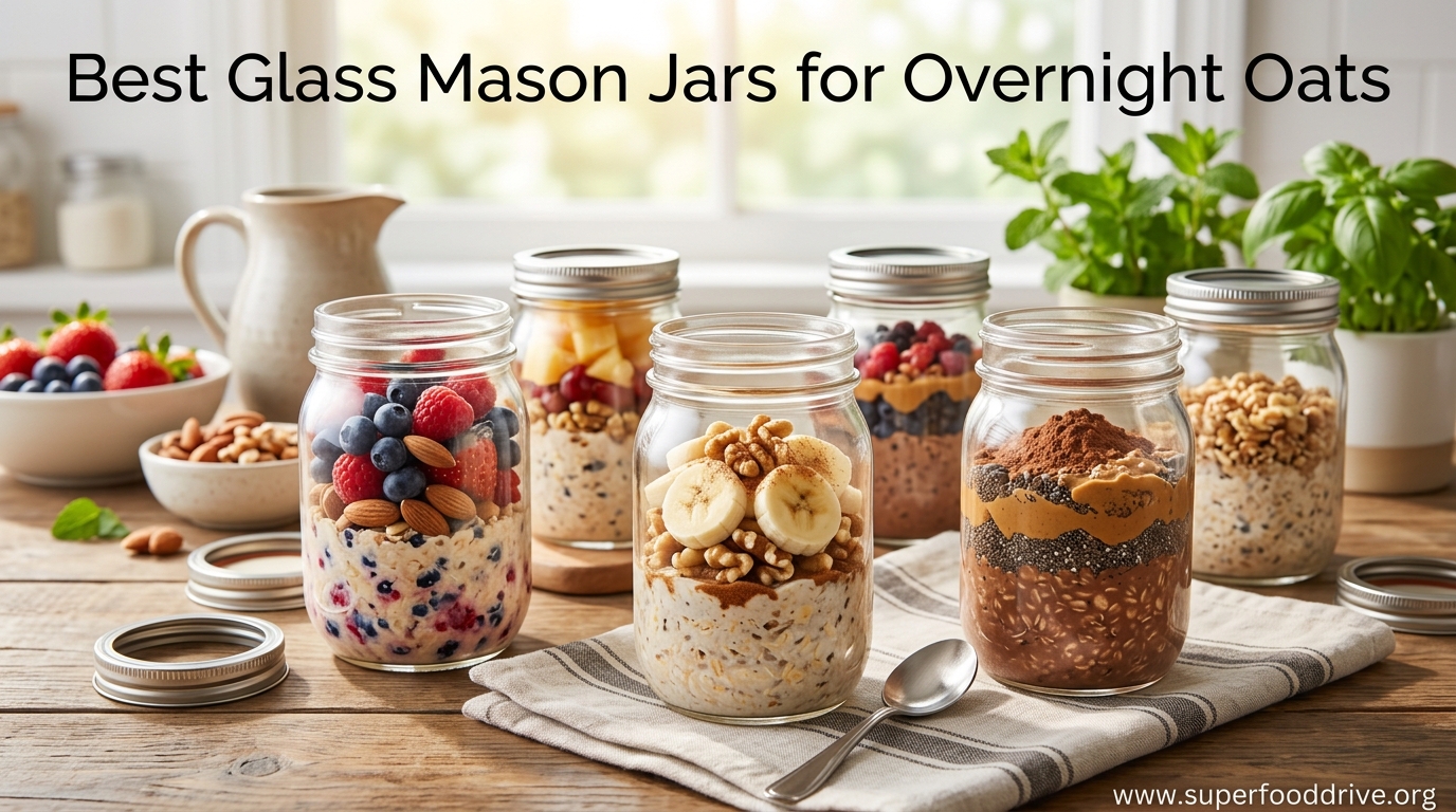 Best Glass Mason Jars for Overnight Oats
