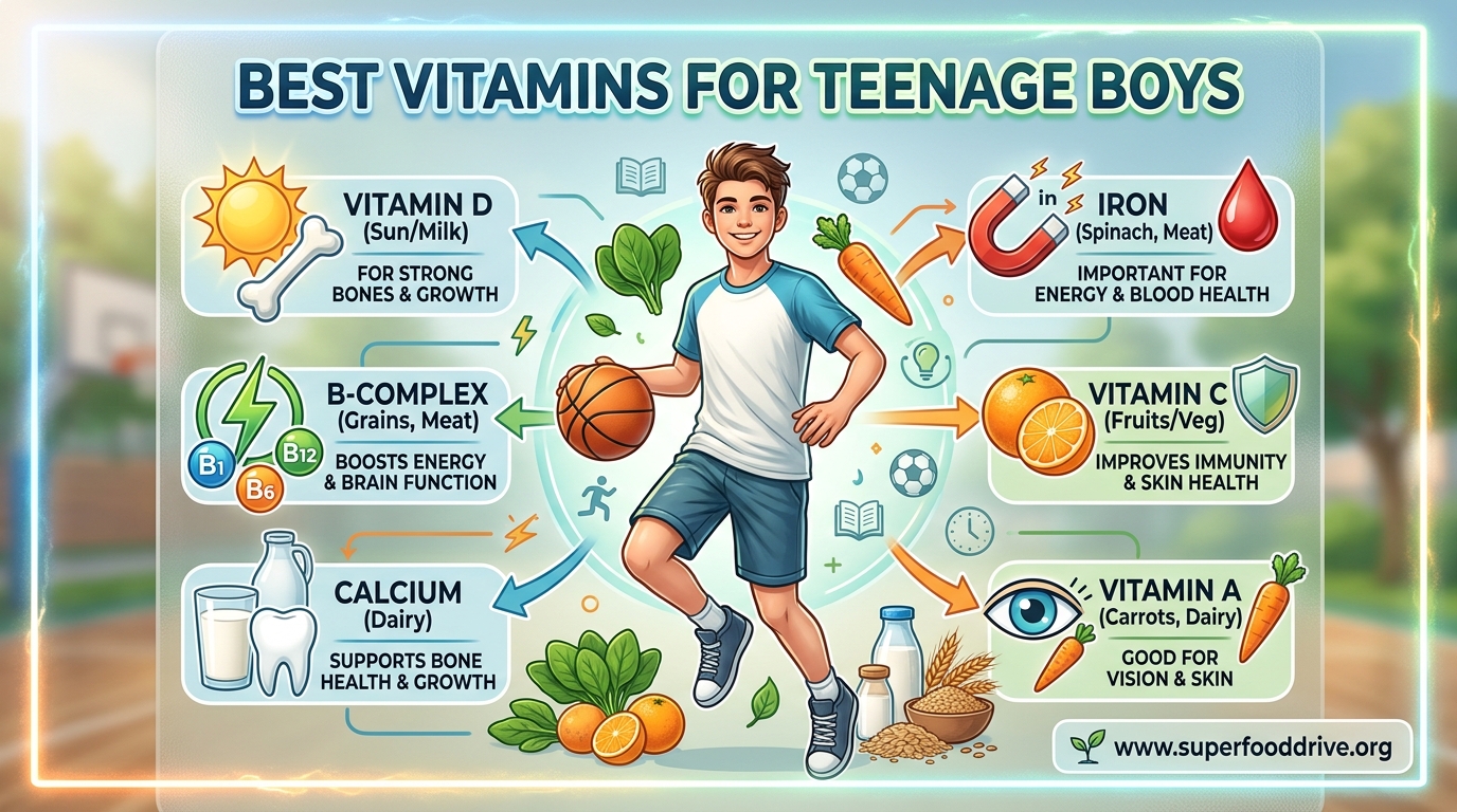Best Vitamins for Teenage Boys