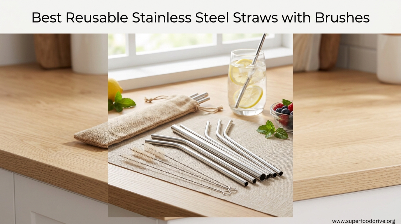 Best Reusable Stainless Steel Straws with Brushes
