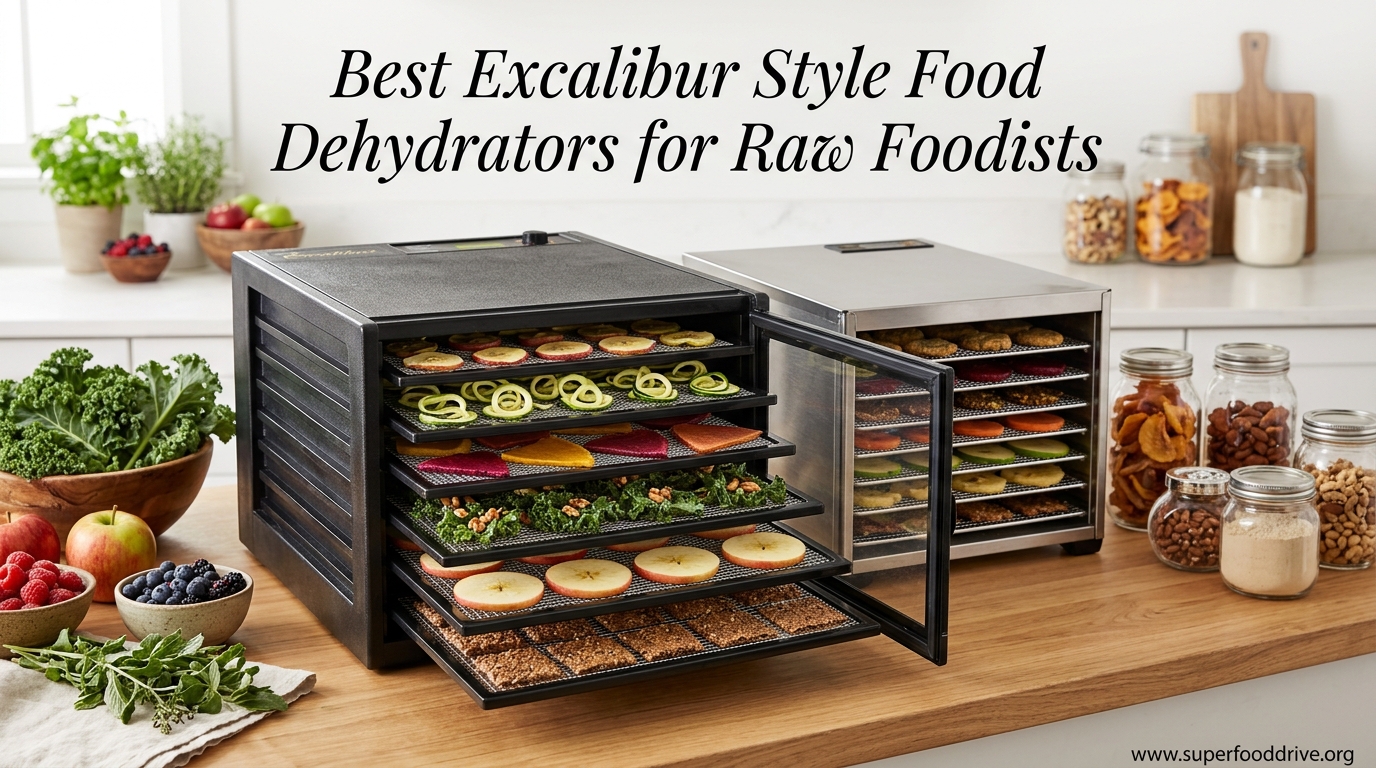 Best Excalibur Style Food Dehydrators for Raw Foodists