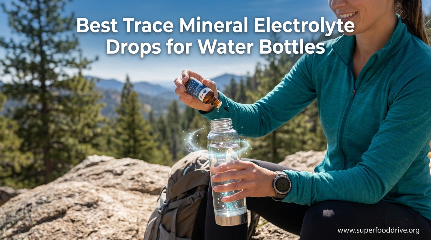 Best Trace Mineral Electrolyte Drops for Water Bottles