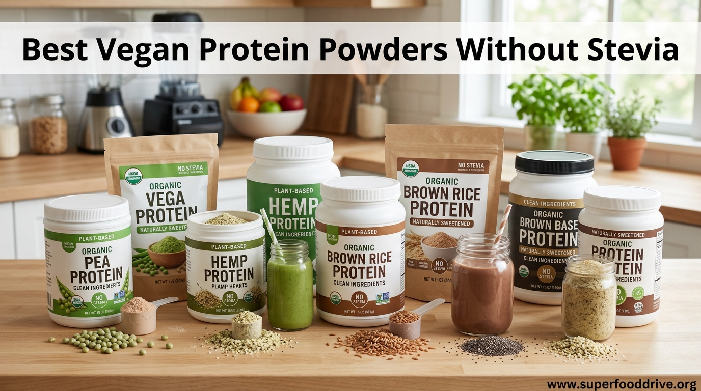 Best Vegan Protein Powders Without Stevia