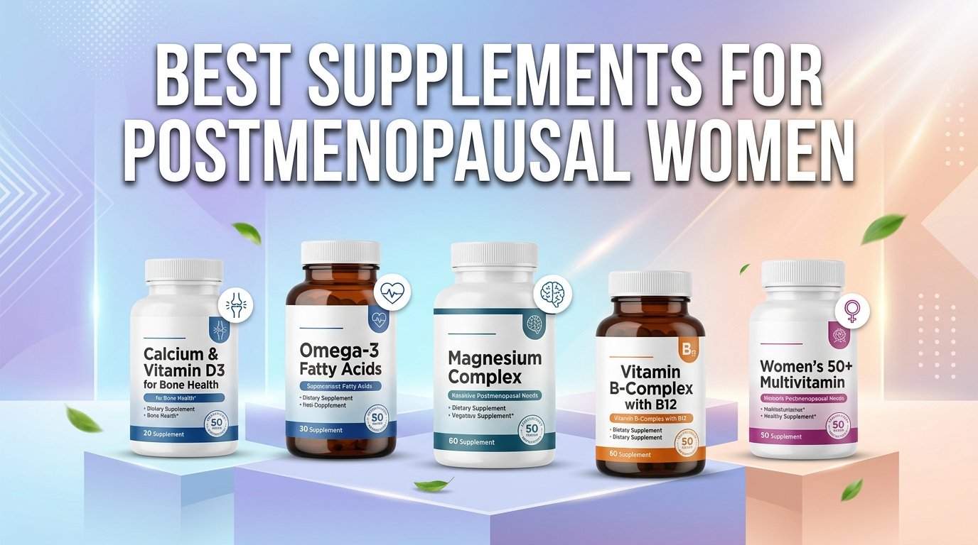 Best Supplements for Postmenopausal Women