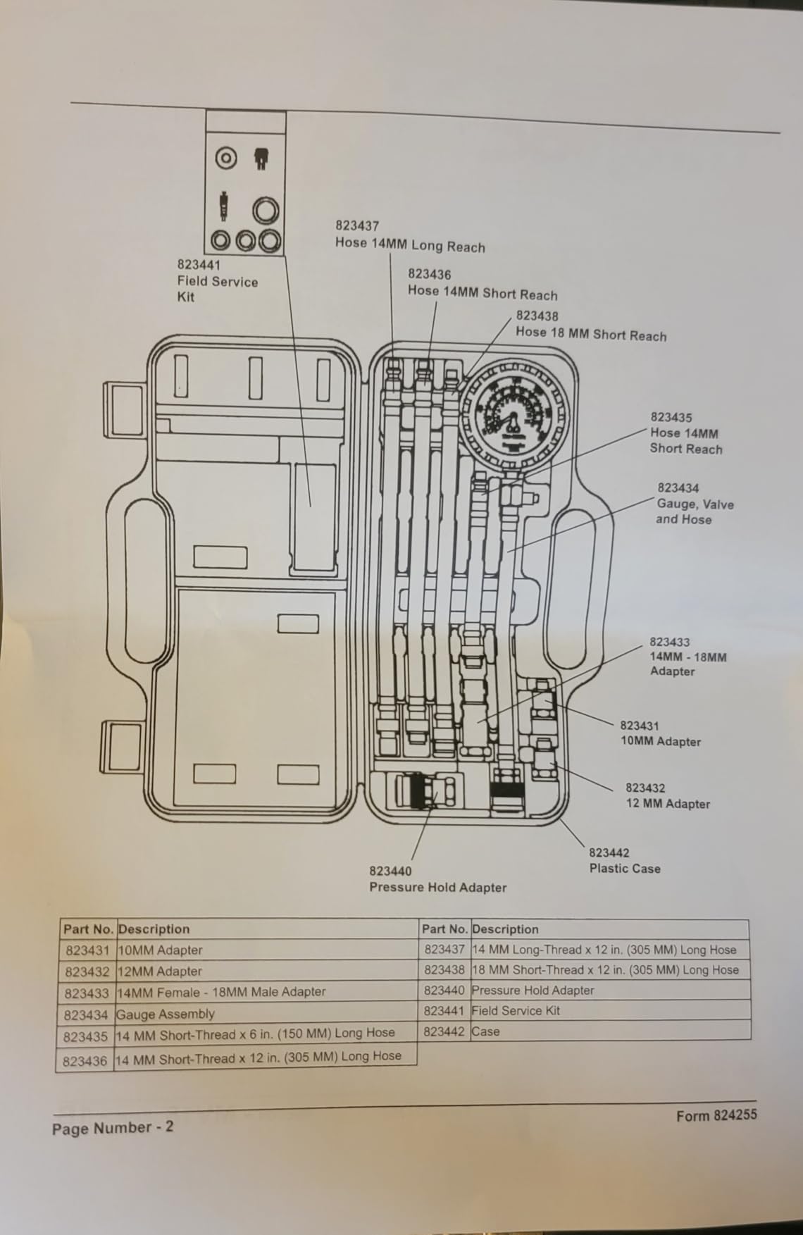 Mityvac MV5530 Engine Compression Test Kit, Manual Pressure Release, 2-3/4 in. Bourdon Tube Gauge, Quick-Disconnect Coupler, Includes Threaded Adapters for Motorcycles, Marine and Small Engines customer photo 1